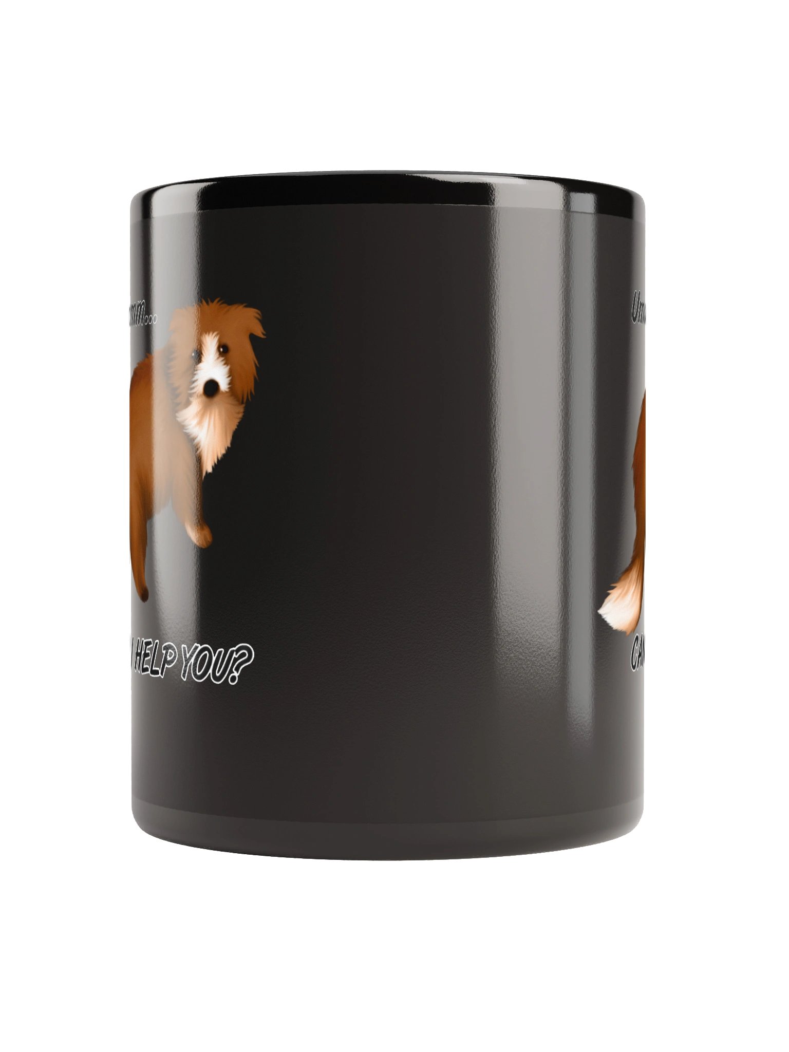 Black Glossy Mug product image (4)