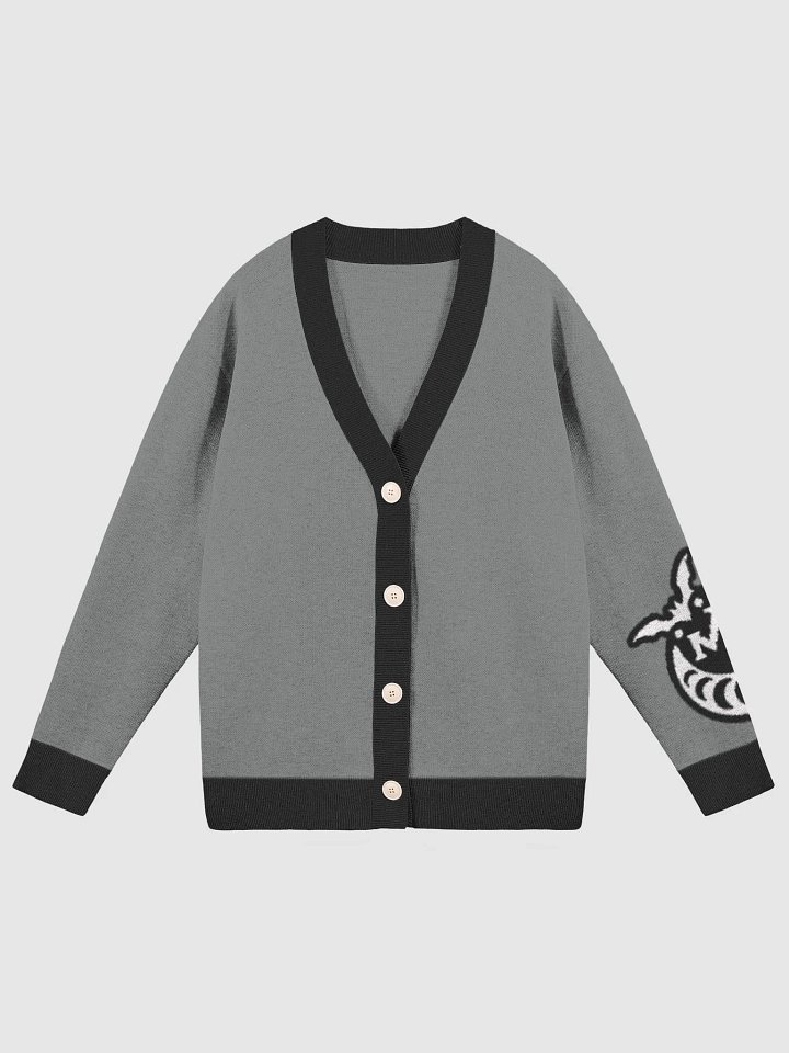 MM 𝖇𝖆𝖙 𝖑𝖔𝖌𝖔 knit cardigan (𝖔𝖛𝖊𝖗𝖈𝖆𝖘𝖙) product image (1)