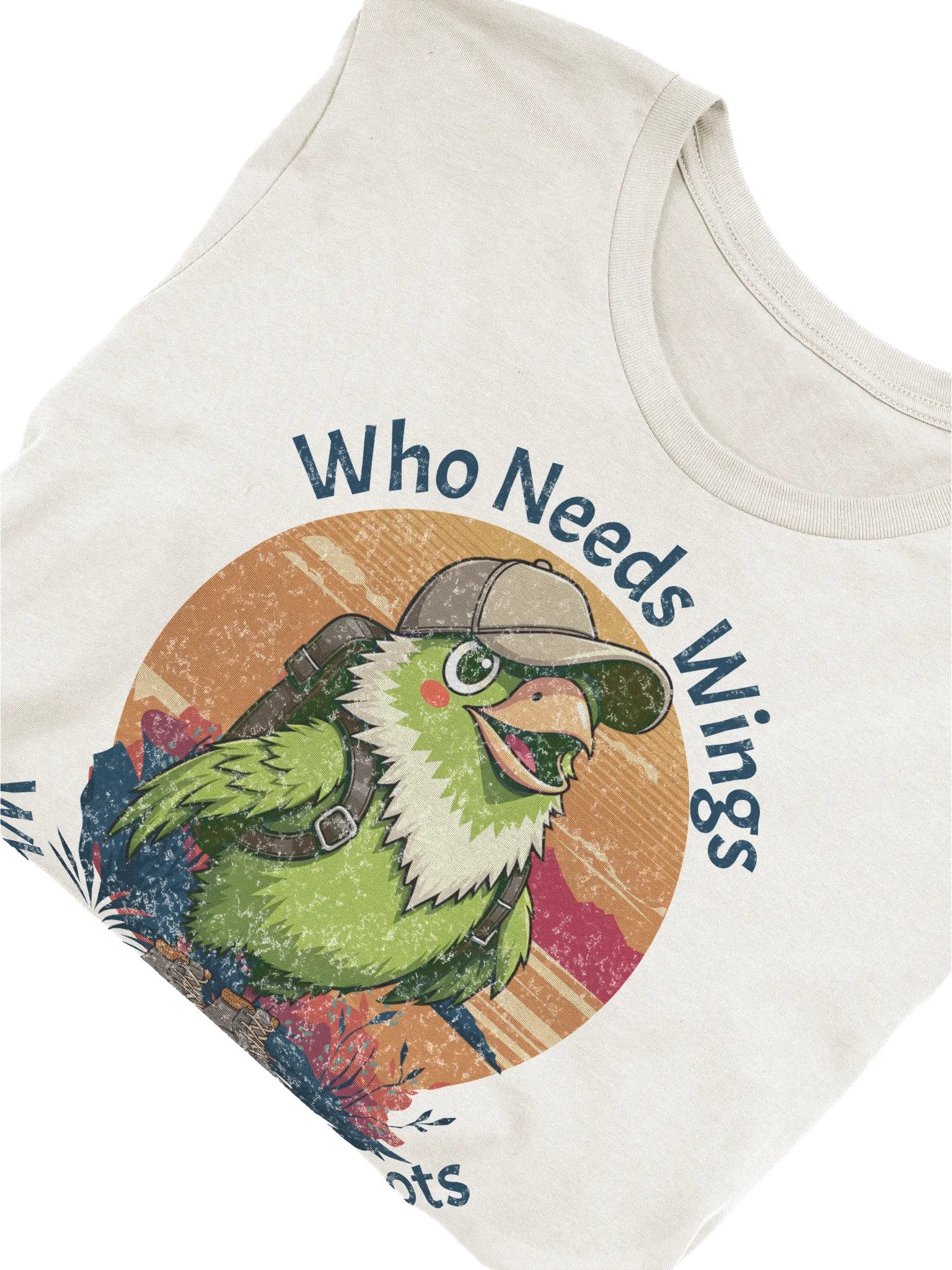 Kakapo tshirt, wildlife tee, rescue bird shirt, conservation shirt, vet nurse gift, eco friendly shirt, retro animal lover tee, parrot tshirt, bird rescue gift, cute wildlife tee, gift for rescuers product image (2)