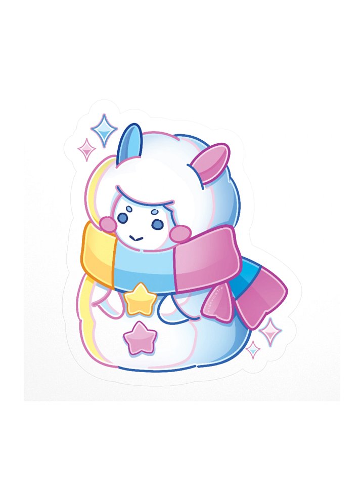 Hanabi Snow Sheep 2025 Sticker product image (2)
