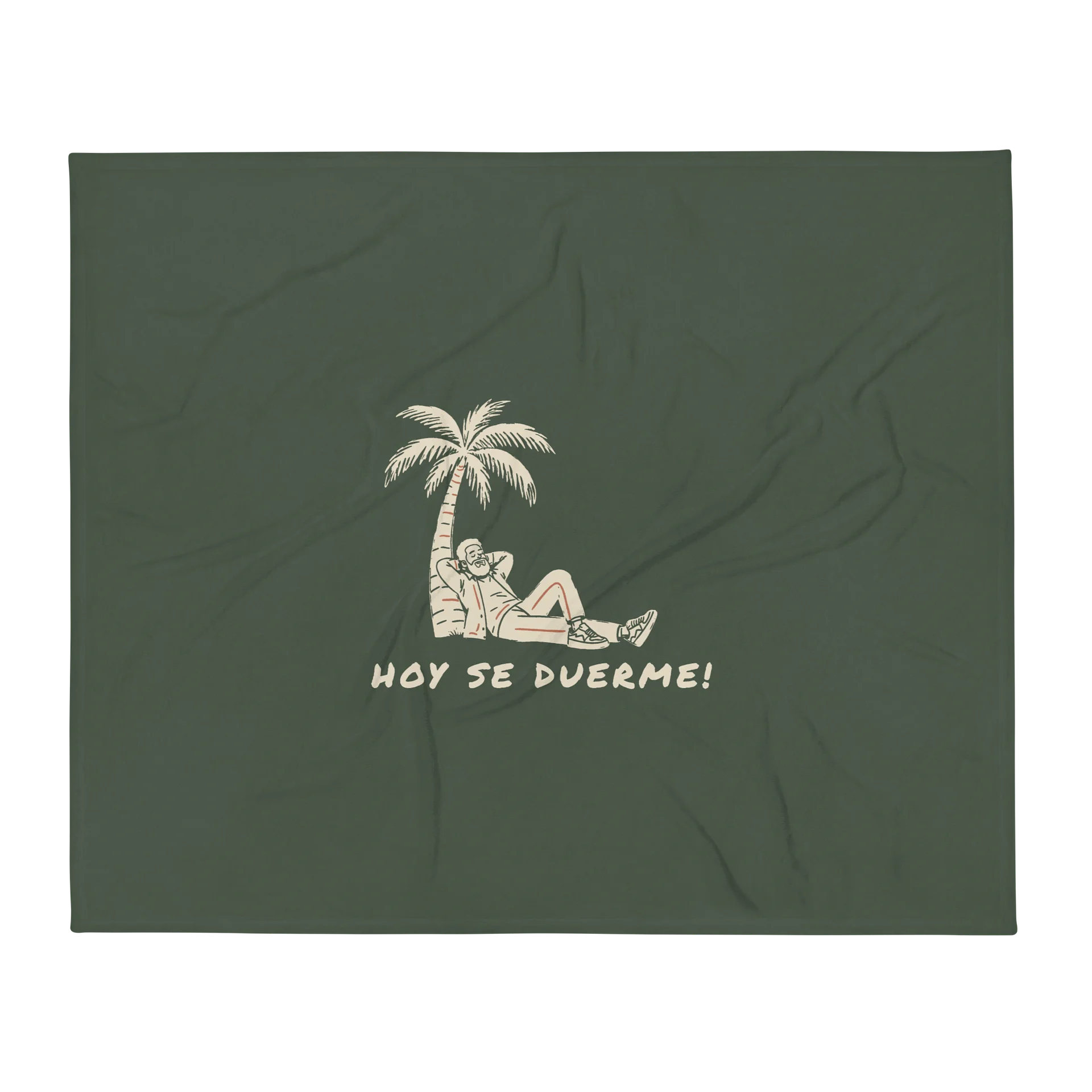 Hoy Se Duerme Blanket — Olive product image (1)