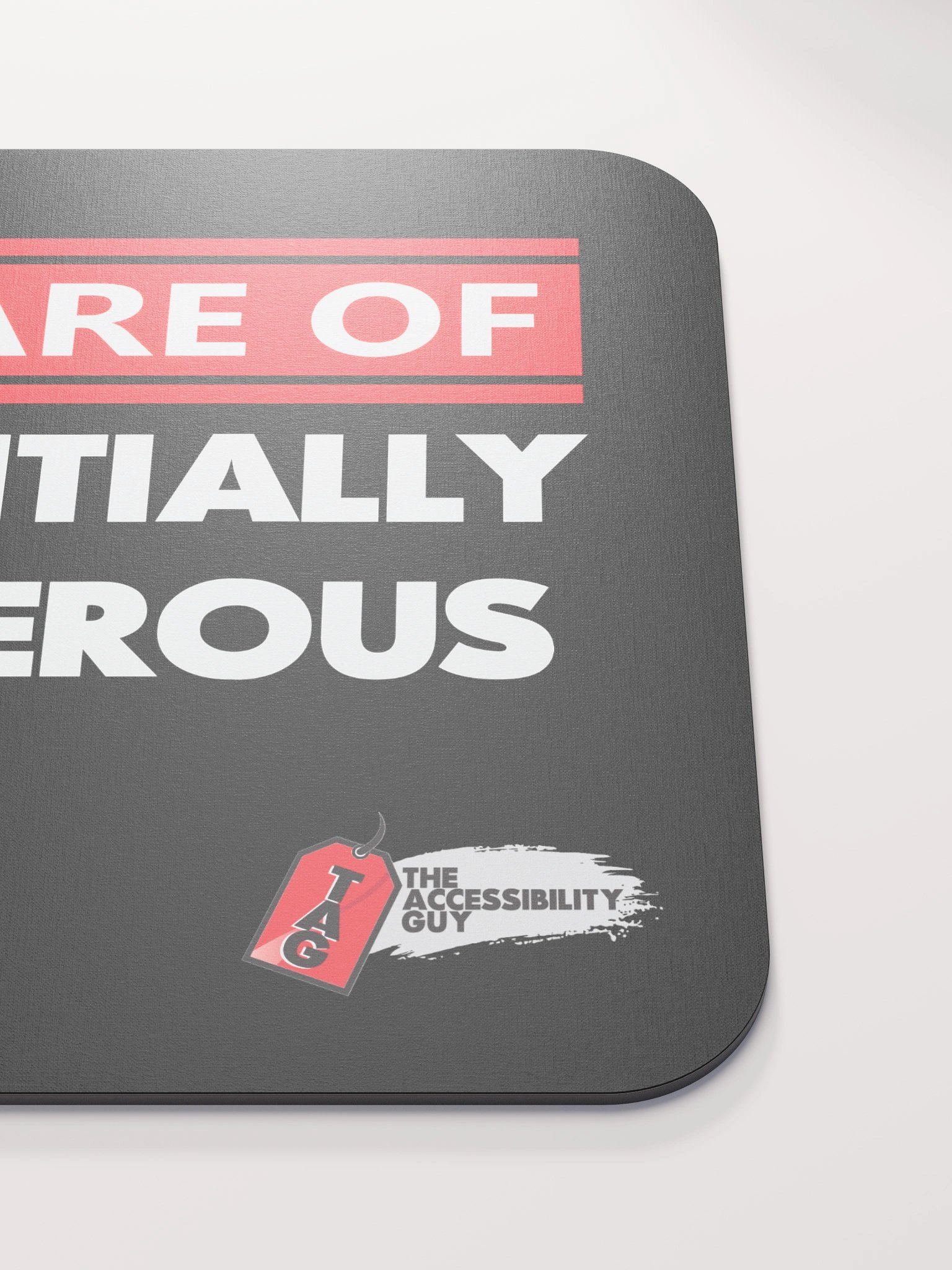 Beware of Potentially Dangerous Files Mouse Pad product image (5)