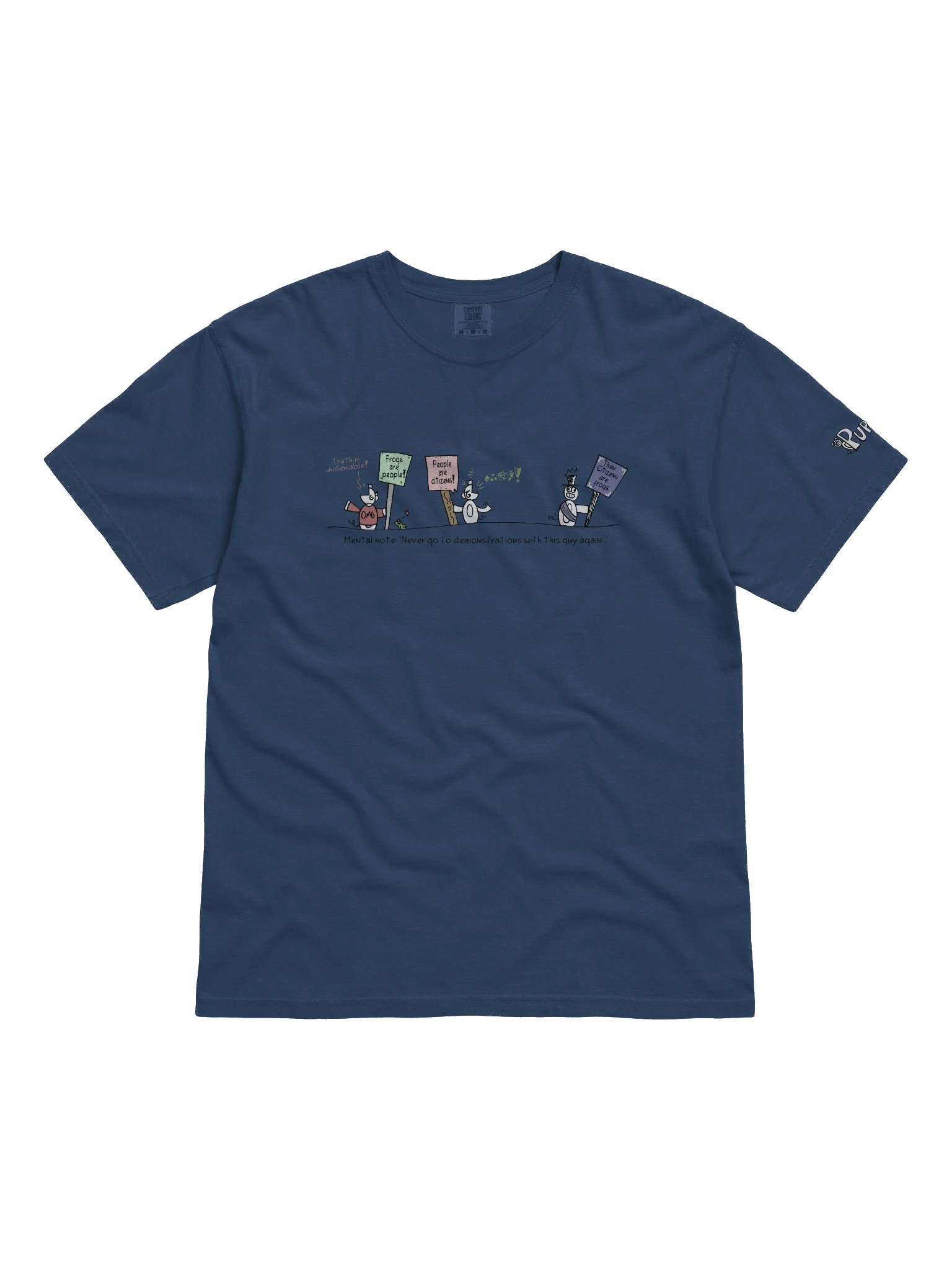 'Citizens are frogs' Pupsies! Heavyweight T-Shirt product image (6)