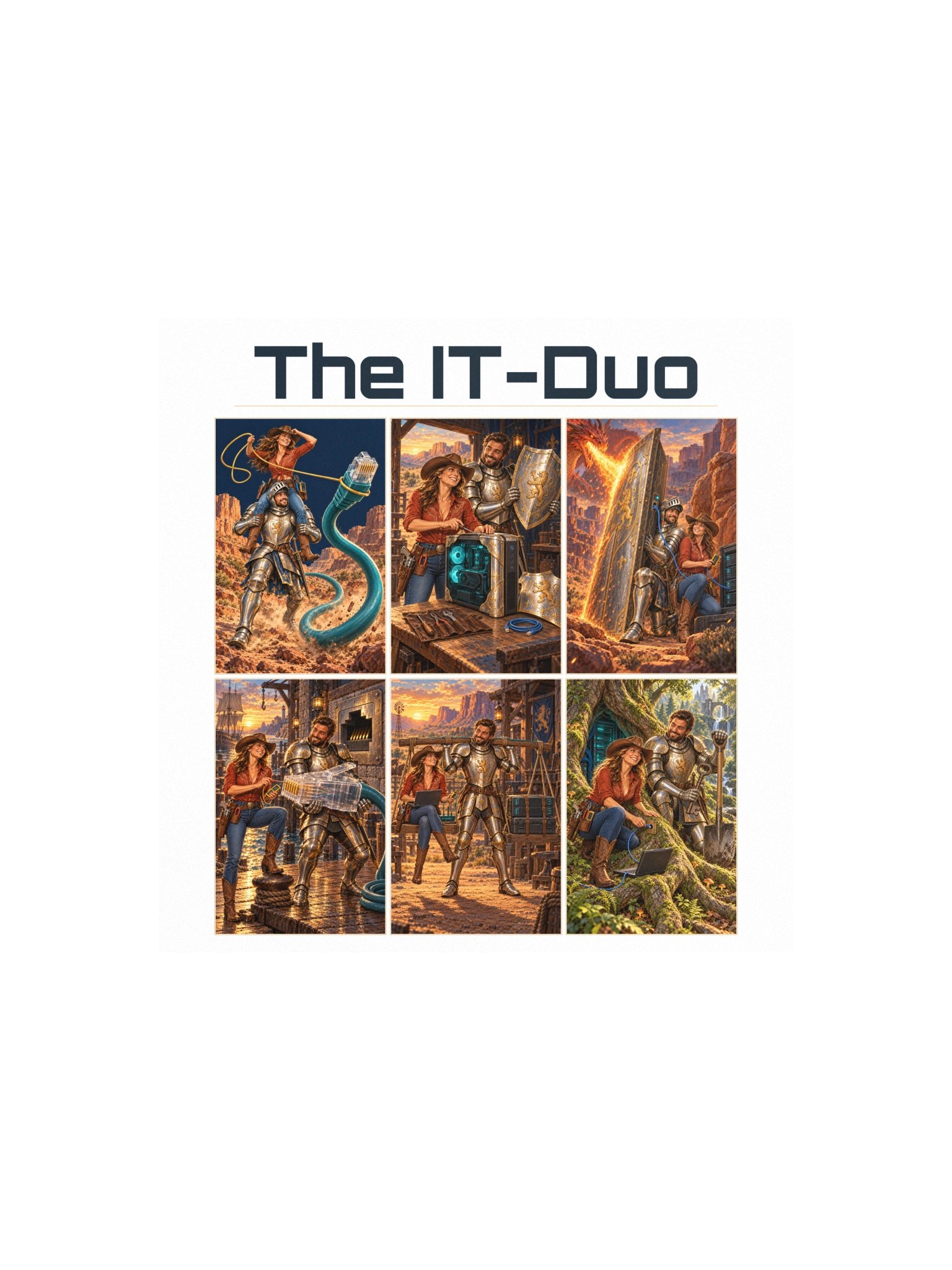 PATB The IT-Duo Collector Grid Matte Poster product image (1)