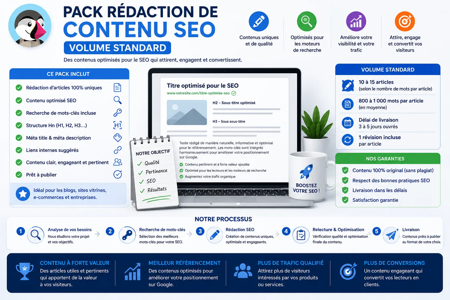 Pack Rédaction de Contenu SEO (Volume Standard) product image (1)