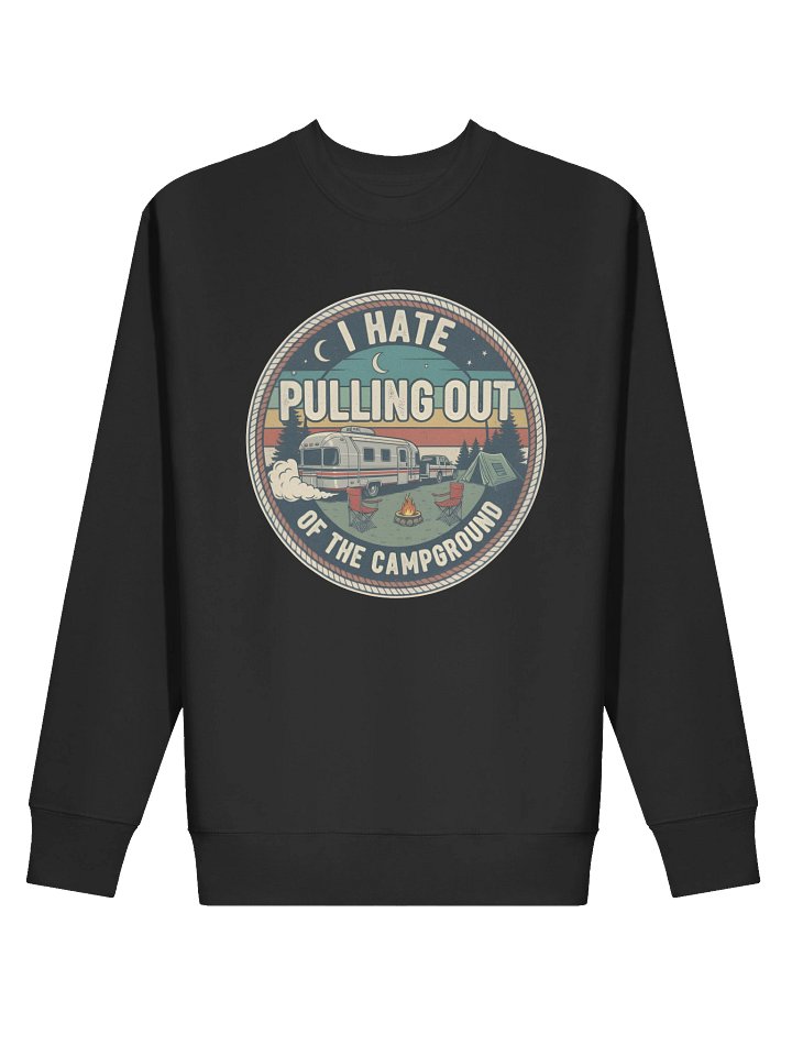 Vintage Camping Scene Badge Sweatshirt product image (1)