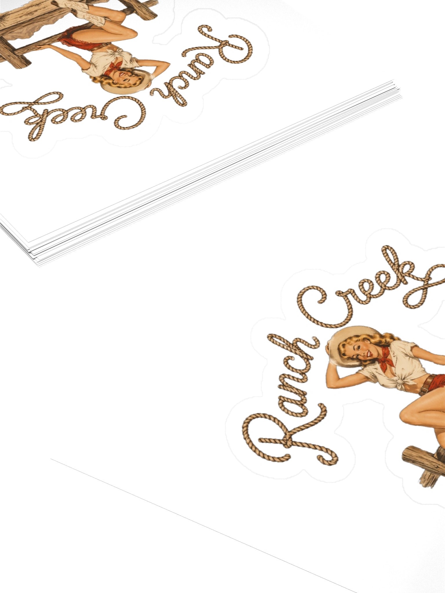 Blonde Cowgirl Sticker product image (4)