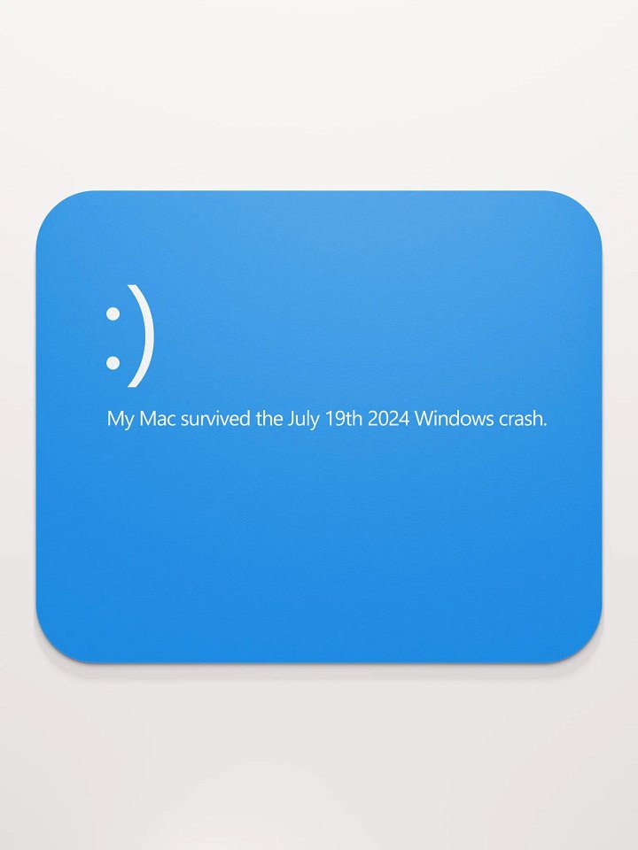 My Mac Survived Mouse Pad product image (2)