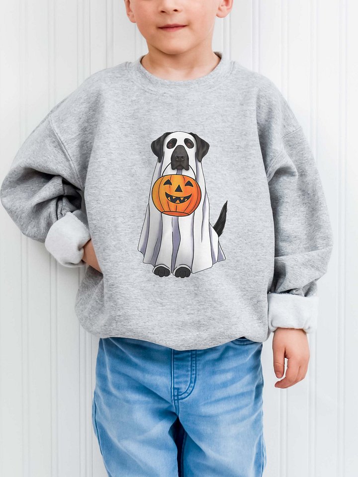 Halloween Labrador Retriever(Black) Youth Sweatshirt product image (1)