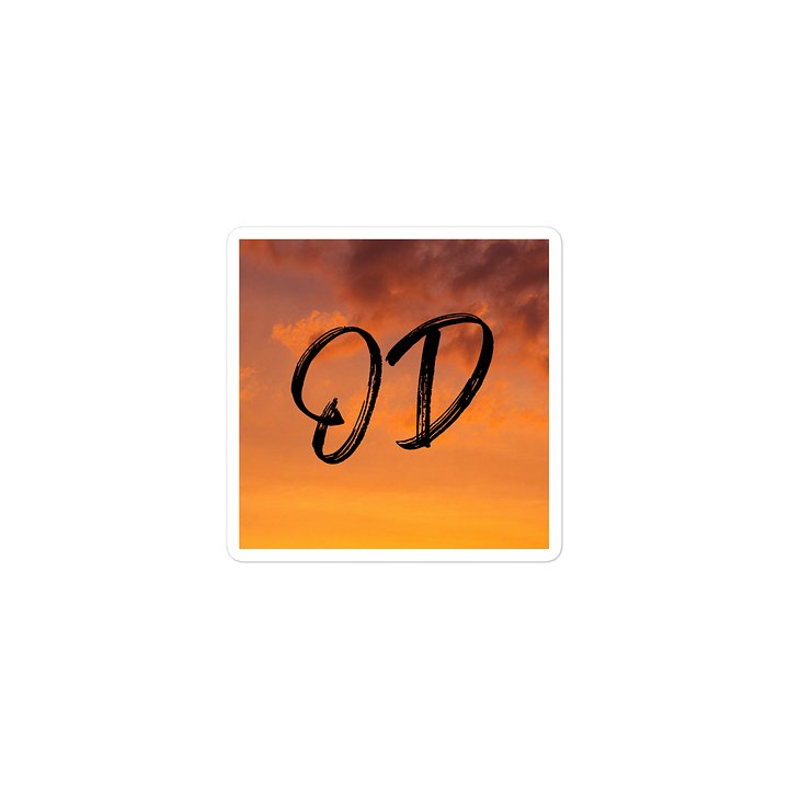 Orange Dream Sunset Sticker product image (2)