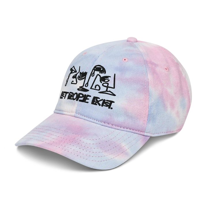 LET PEOPLE EXIST. Tie Dyed Cap product image (1)