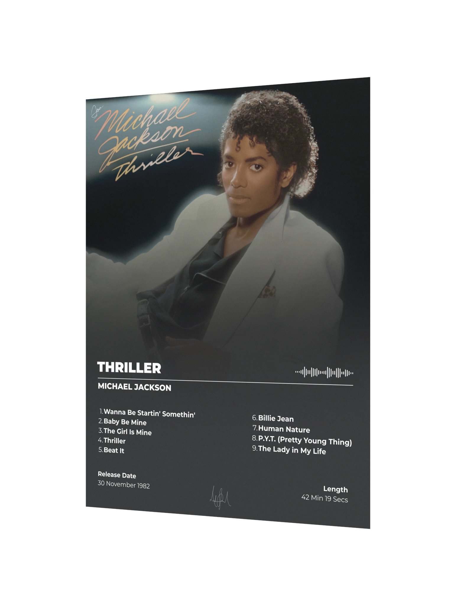 Michael Jackson Thriller Album Poster product image (3)