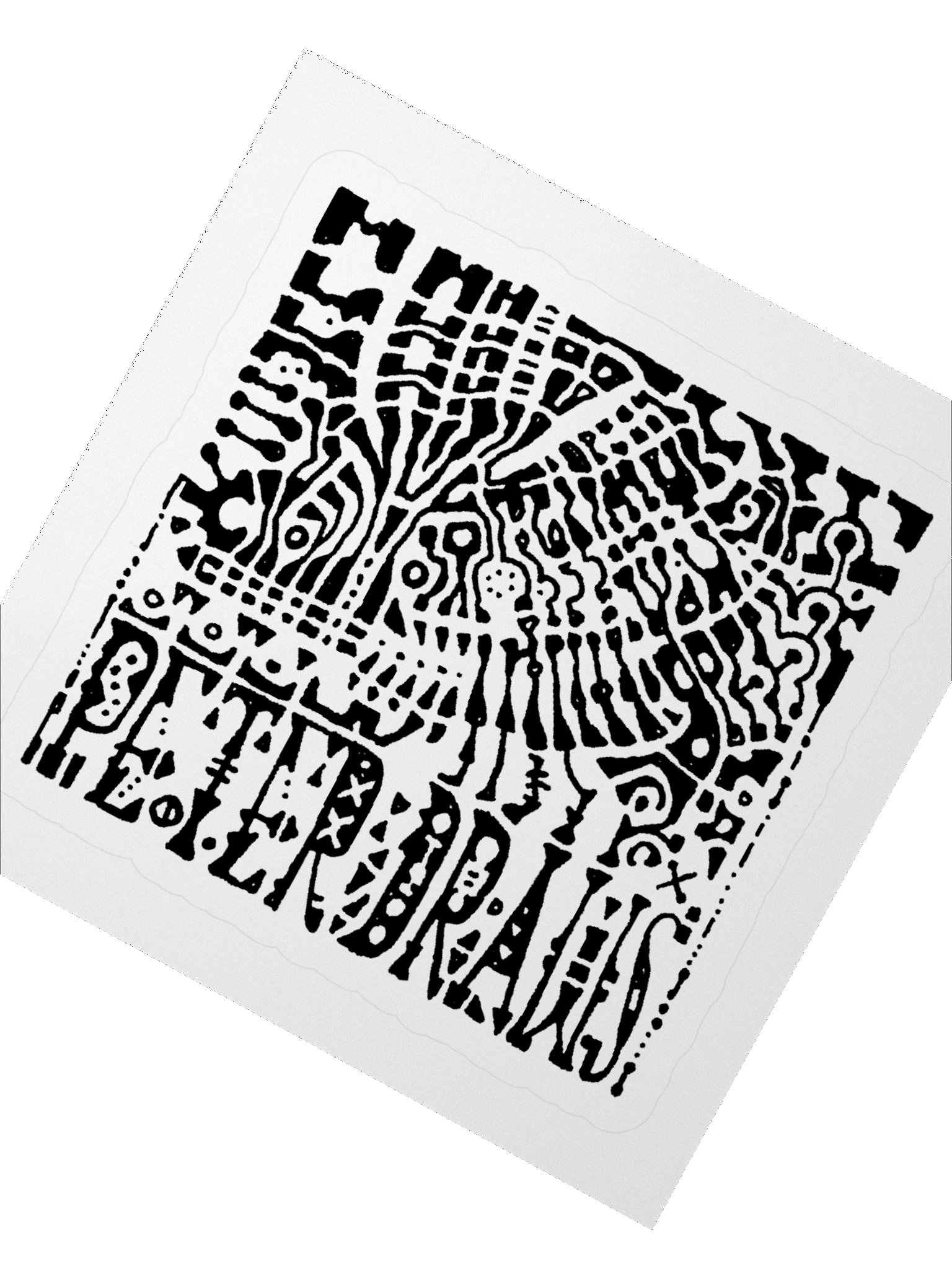 Peter Draws Sticker (Weird Style) product image (4)