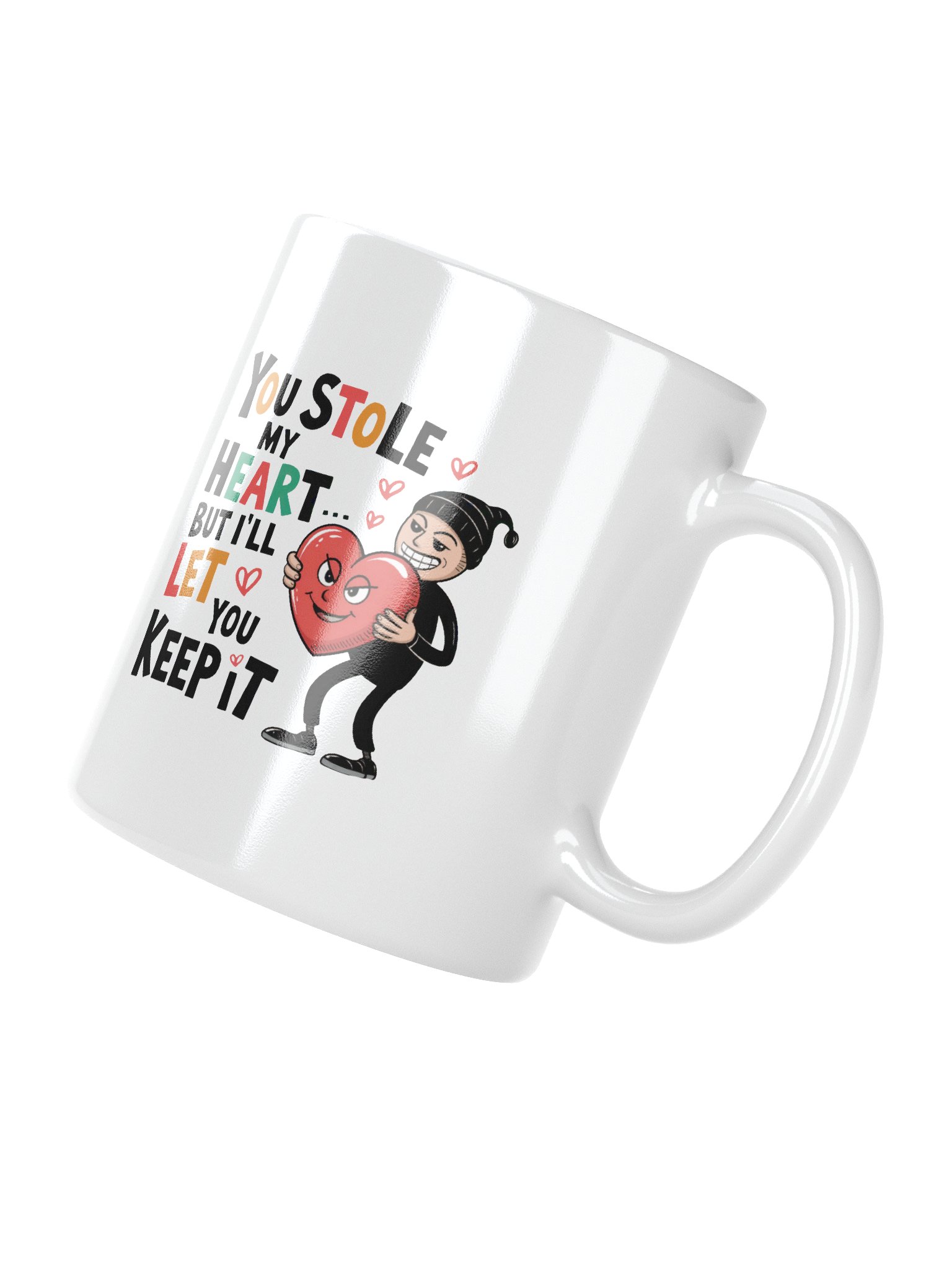 You Stole My Heart Valentine's Day Gift | Funny Love Mug | Cheeky Romance Gift product image (3)