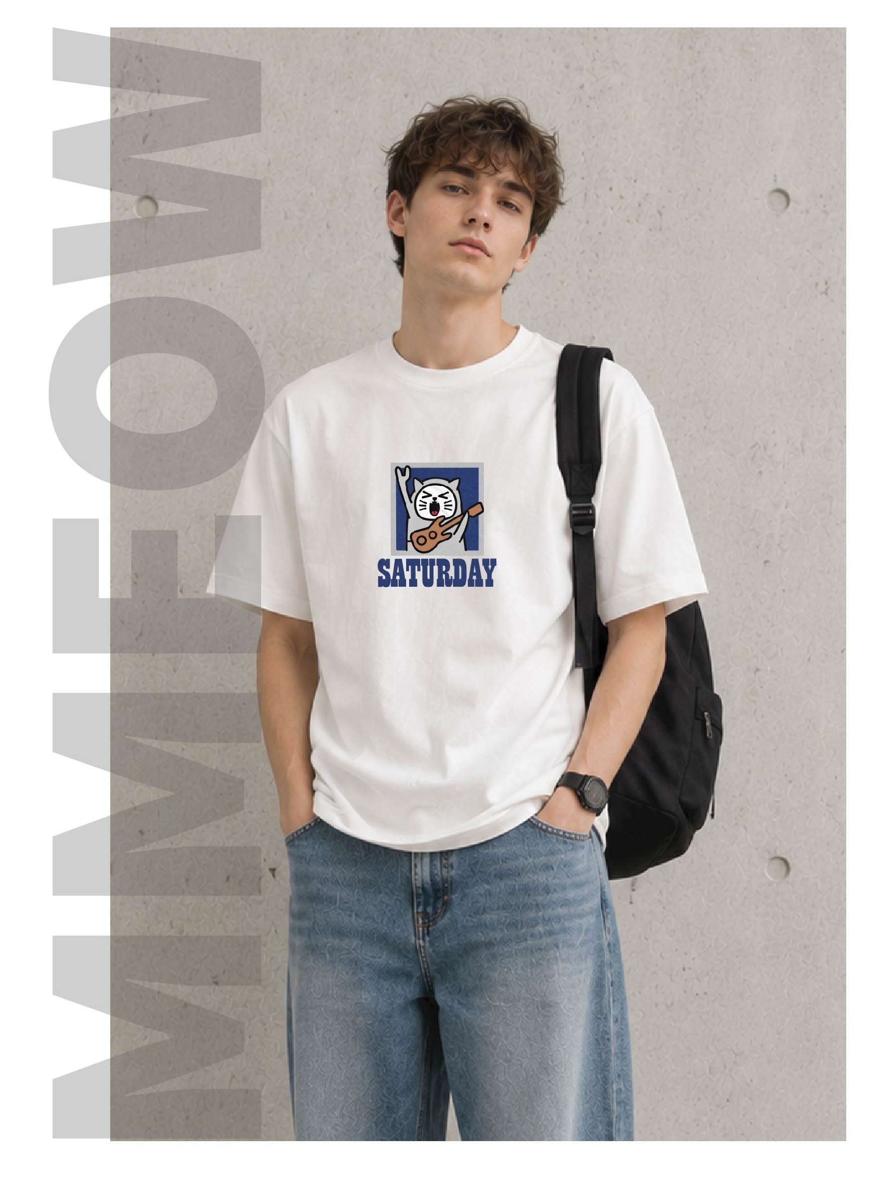 Saturday T - SHIRT PRINTED product image (4)