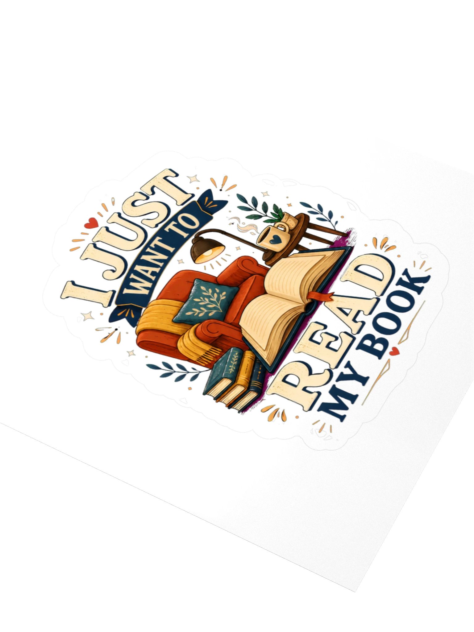 I Just Want To Read My Book Sticker product image (3)
