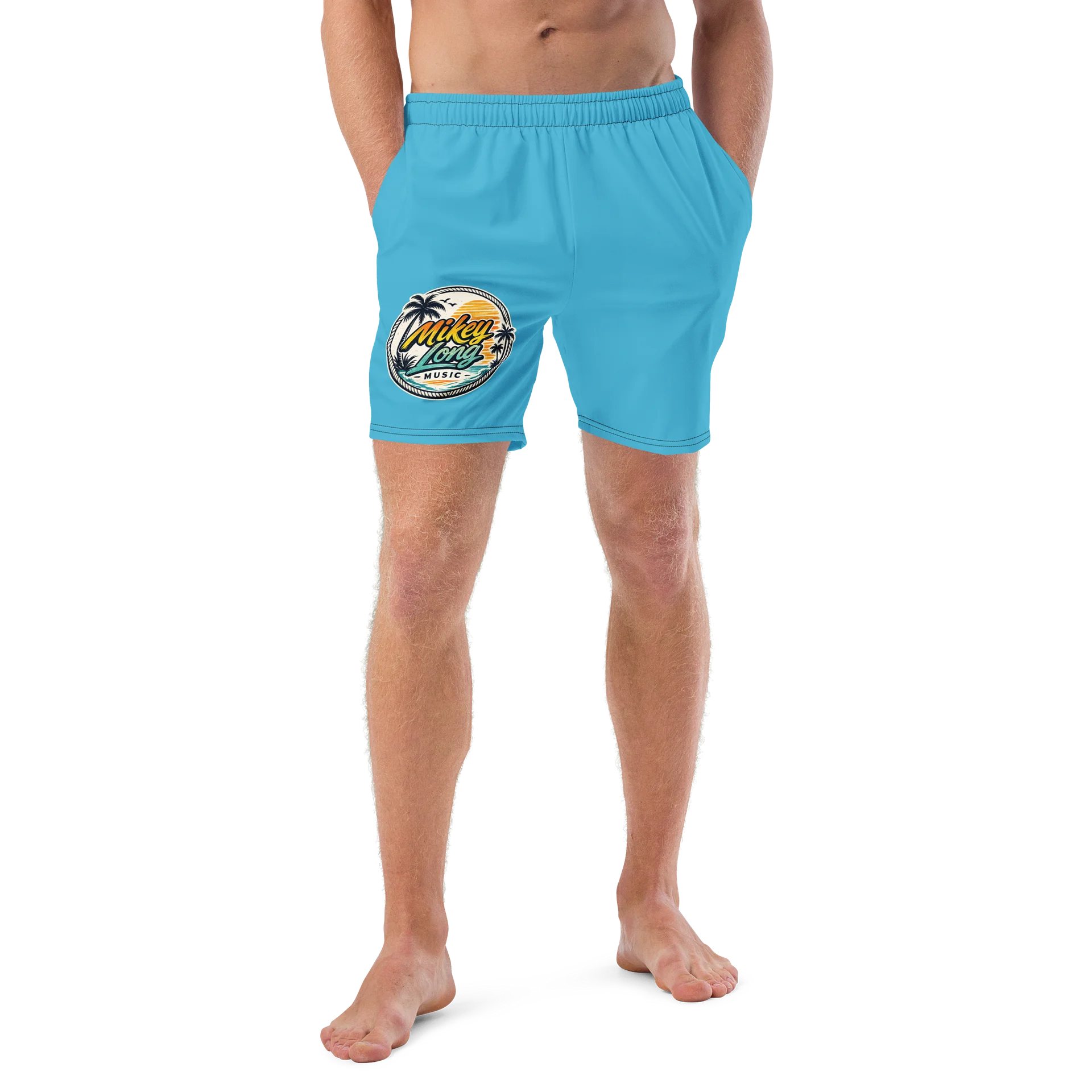 Men's Logo Print Swim Trunks product image (4)