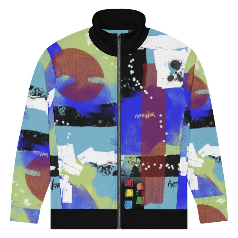 AbstractWear 'Broad Avenue' Unisex Recycled Track Jacket product image (1)