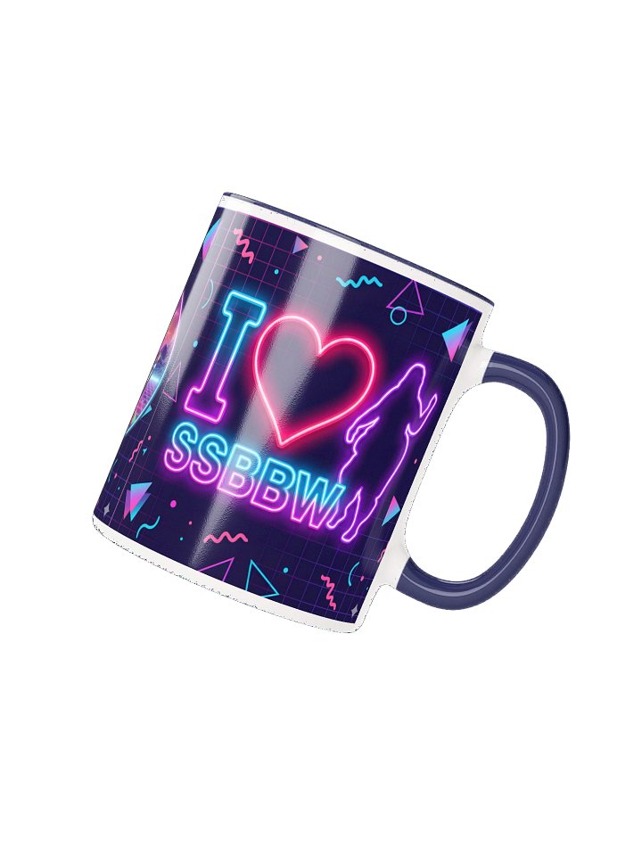 Neon I heart SSBBW BOB TV  Ceramic Mug product image (2)