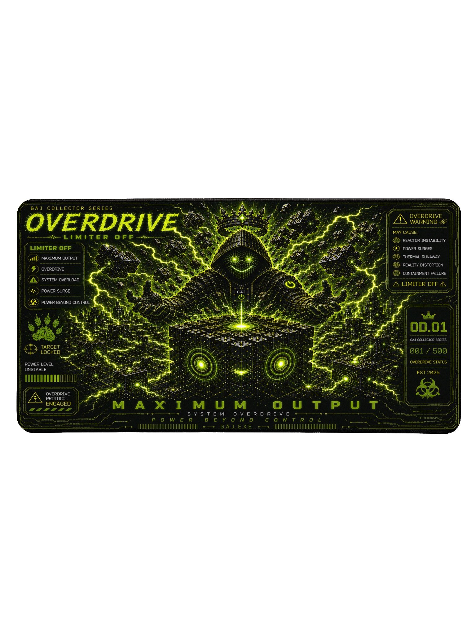 GAJ - OD.01 – Overdrive Gaming Desk Mat product image (1)