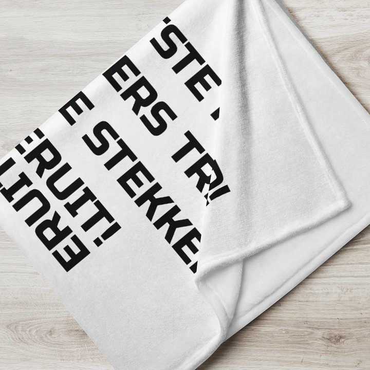 De Stekker eruit Dekentje product image (2)