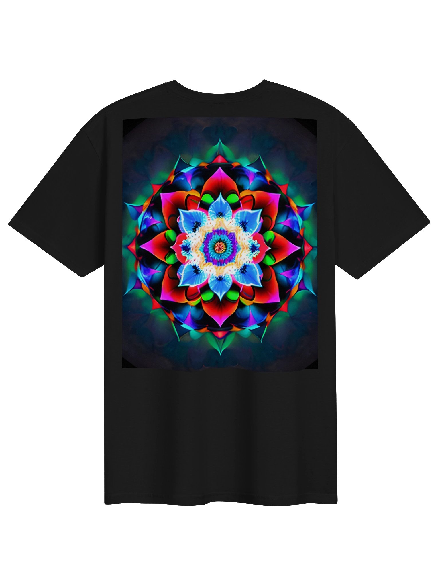 Neon Mandala Bloom Tee product image (2)