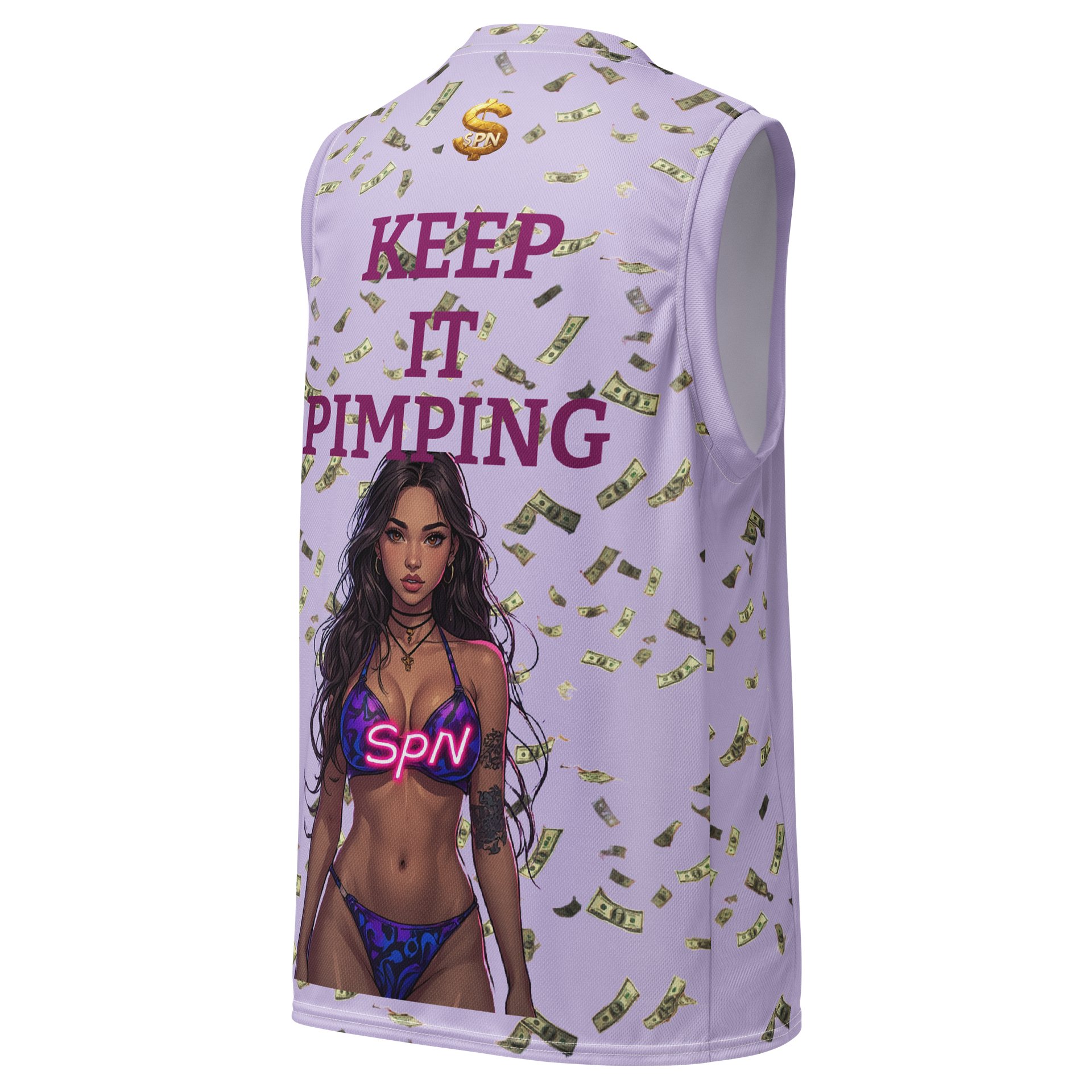 keep it pimping Recycled Basketball Jersey product image (3)