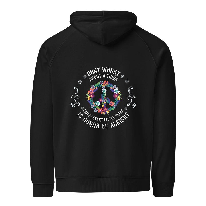 Spiral Blue Swirl Eco Hoodie product image (1)