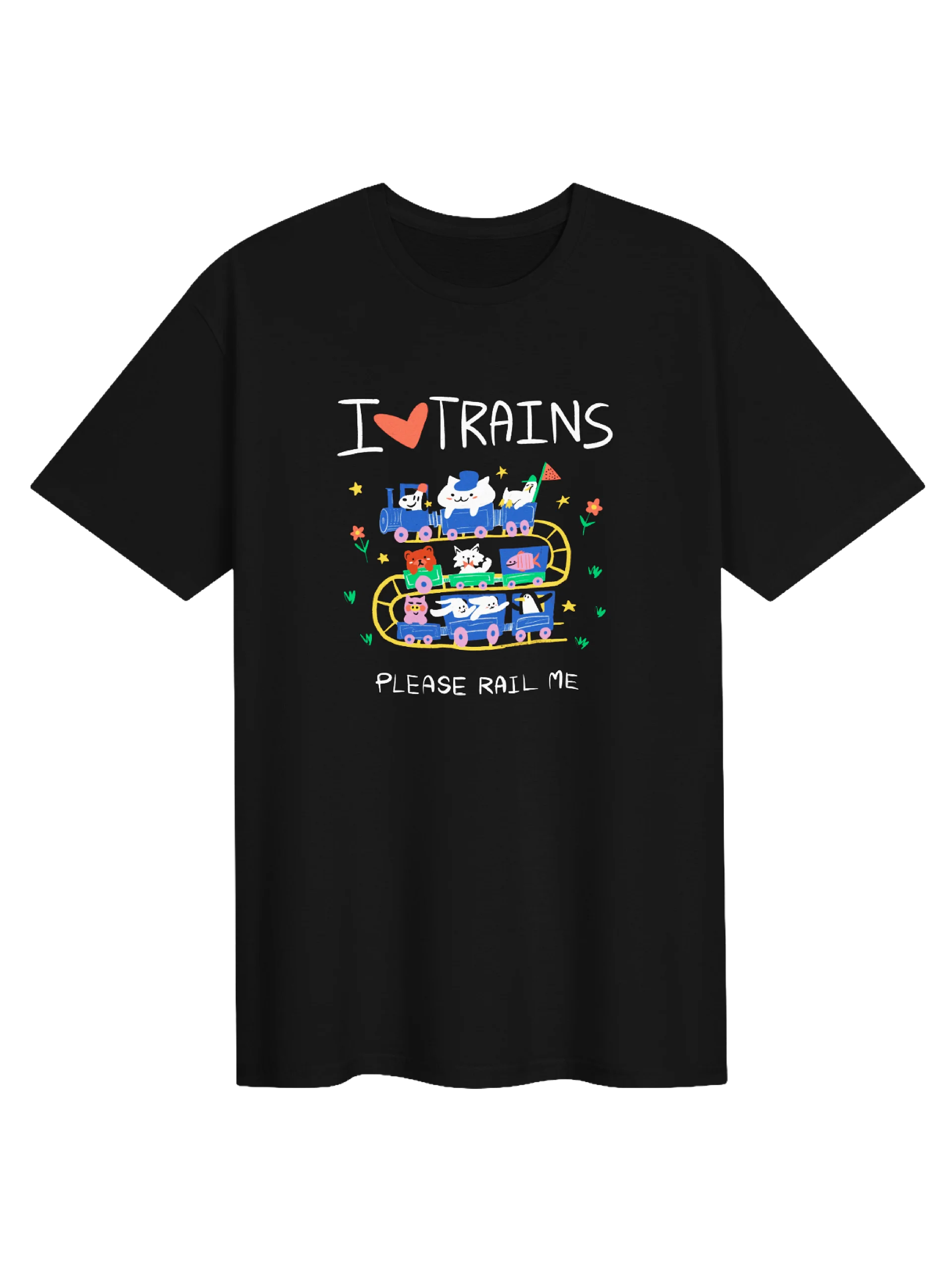 I LOVE TRAINS T-Shirt product image (1)