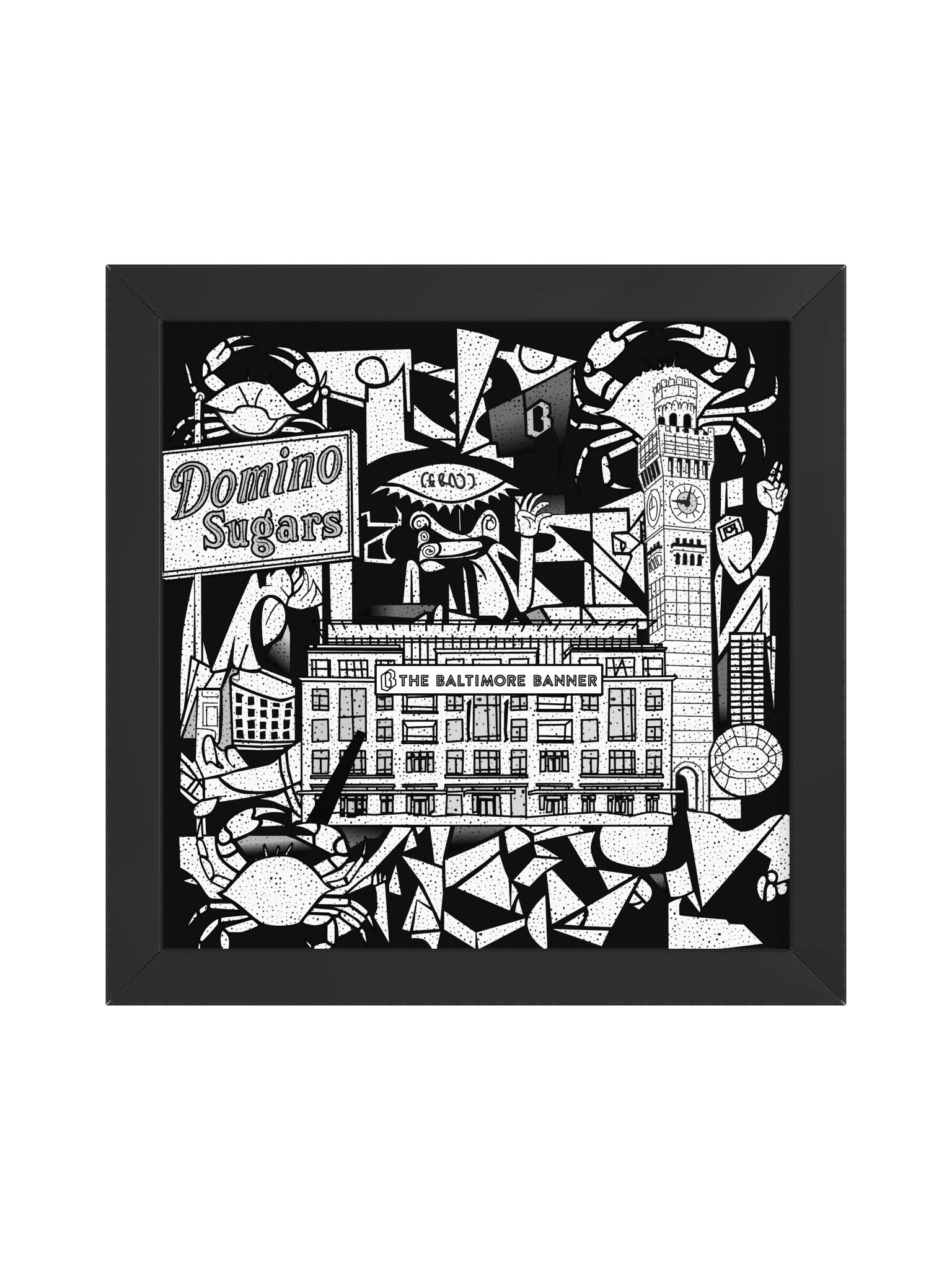 Framed Harbor Print product image (6)