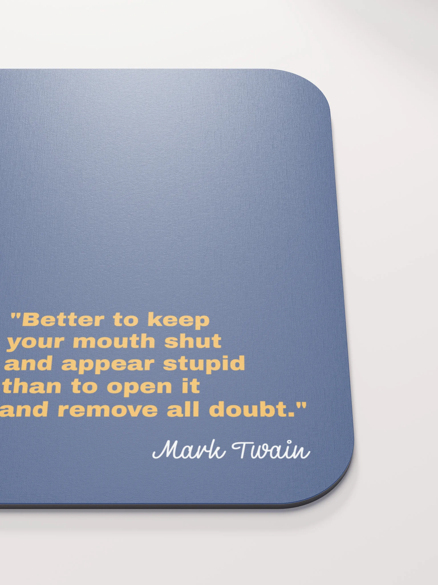 Mouse Pad – Twain Navy Blue No.2 product image (4)