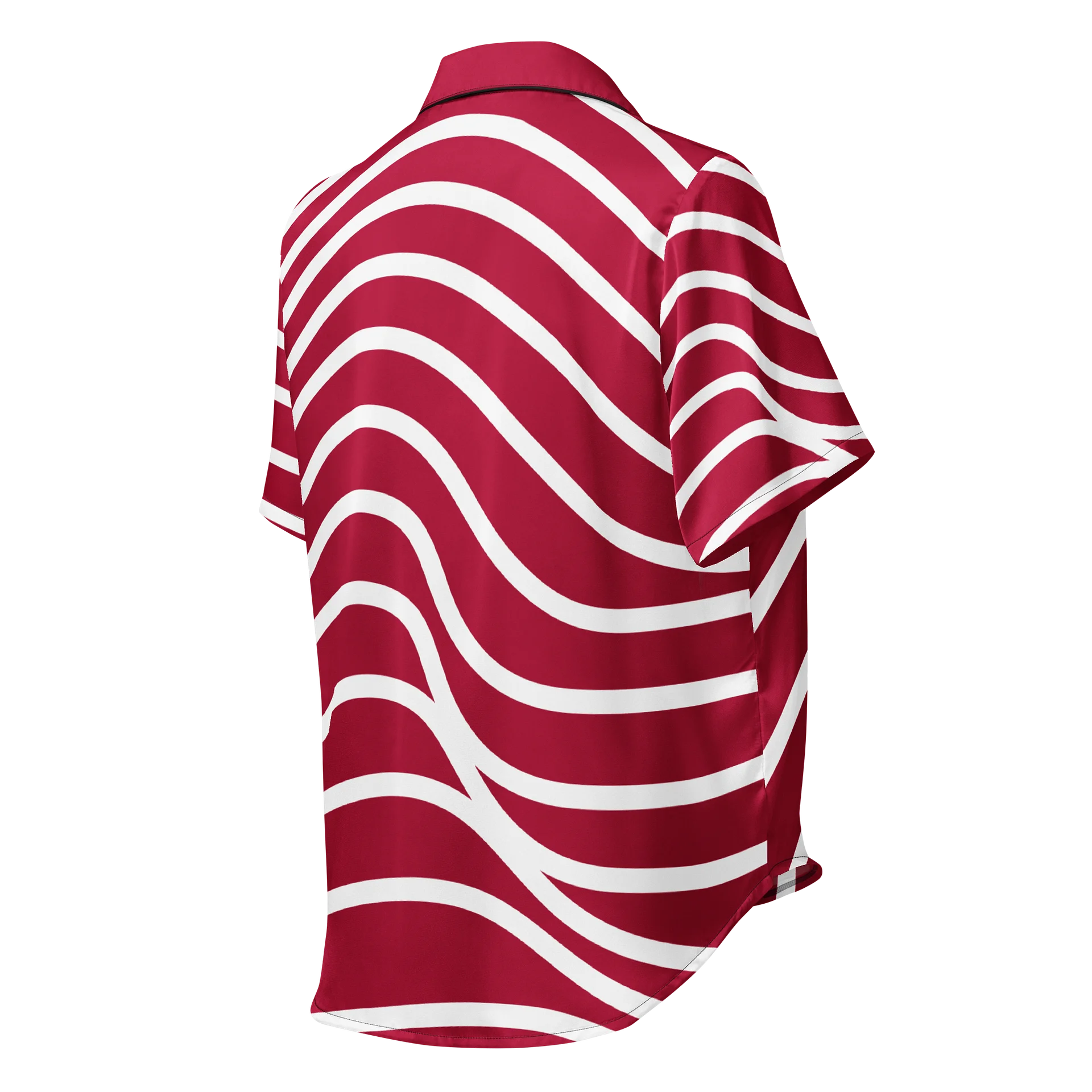 Red Wave Abstract Pajama Top product image (2)