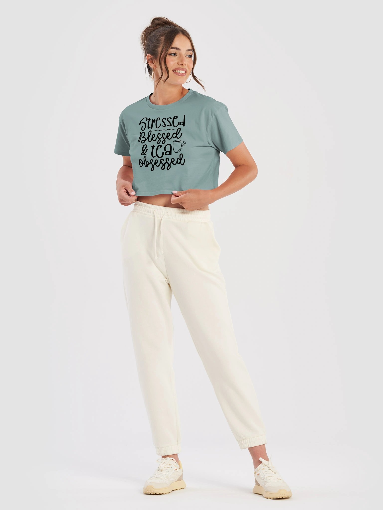 Tea Obsessed Crop Top product image (20)