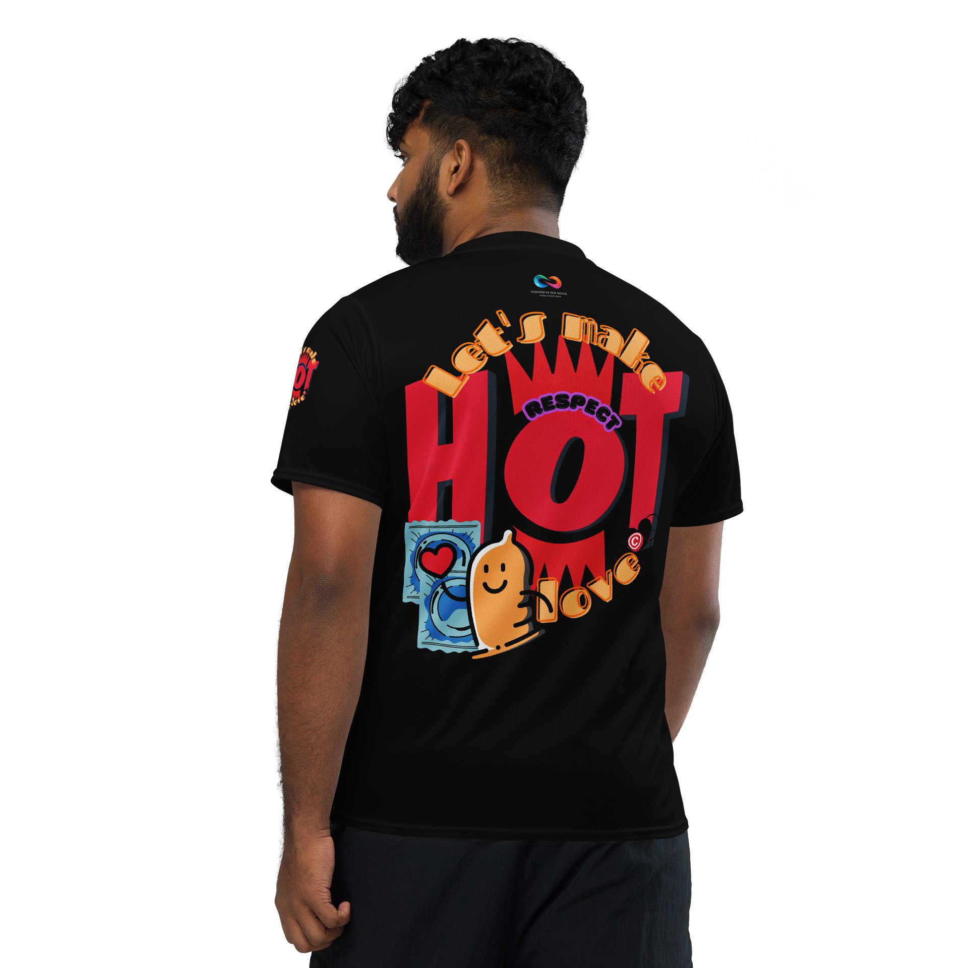 LIMITED EDITION - CNX Core All-over print Unisex Tee — Let's Make Love 001 product image (5)