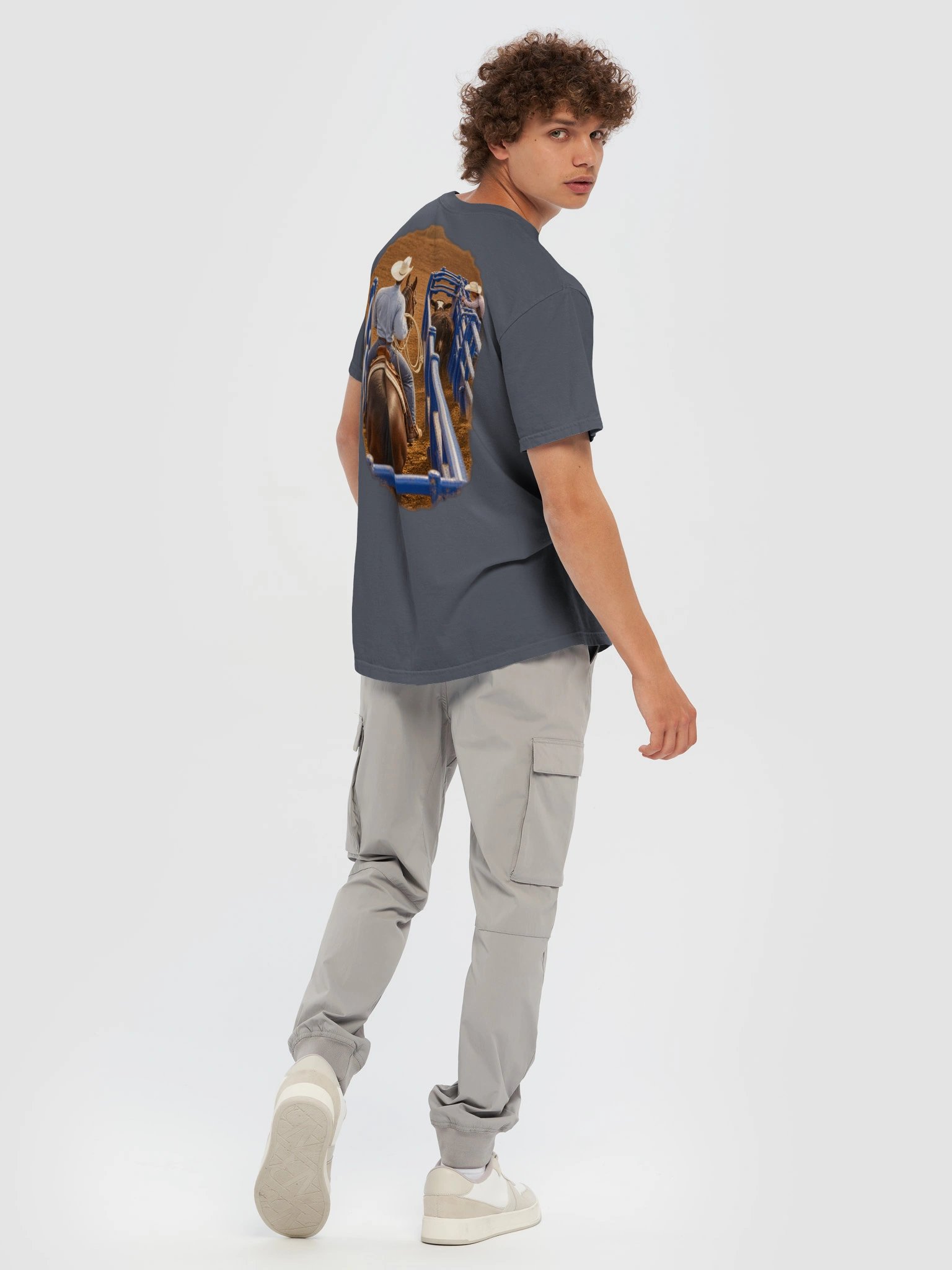 Calf Roping From Chute to Tie T-Shirt | BROKEN RODEO™ product image (100)