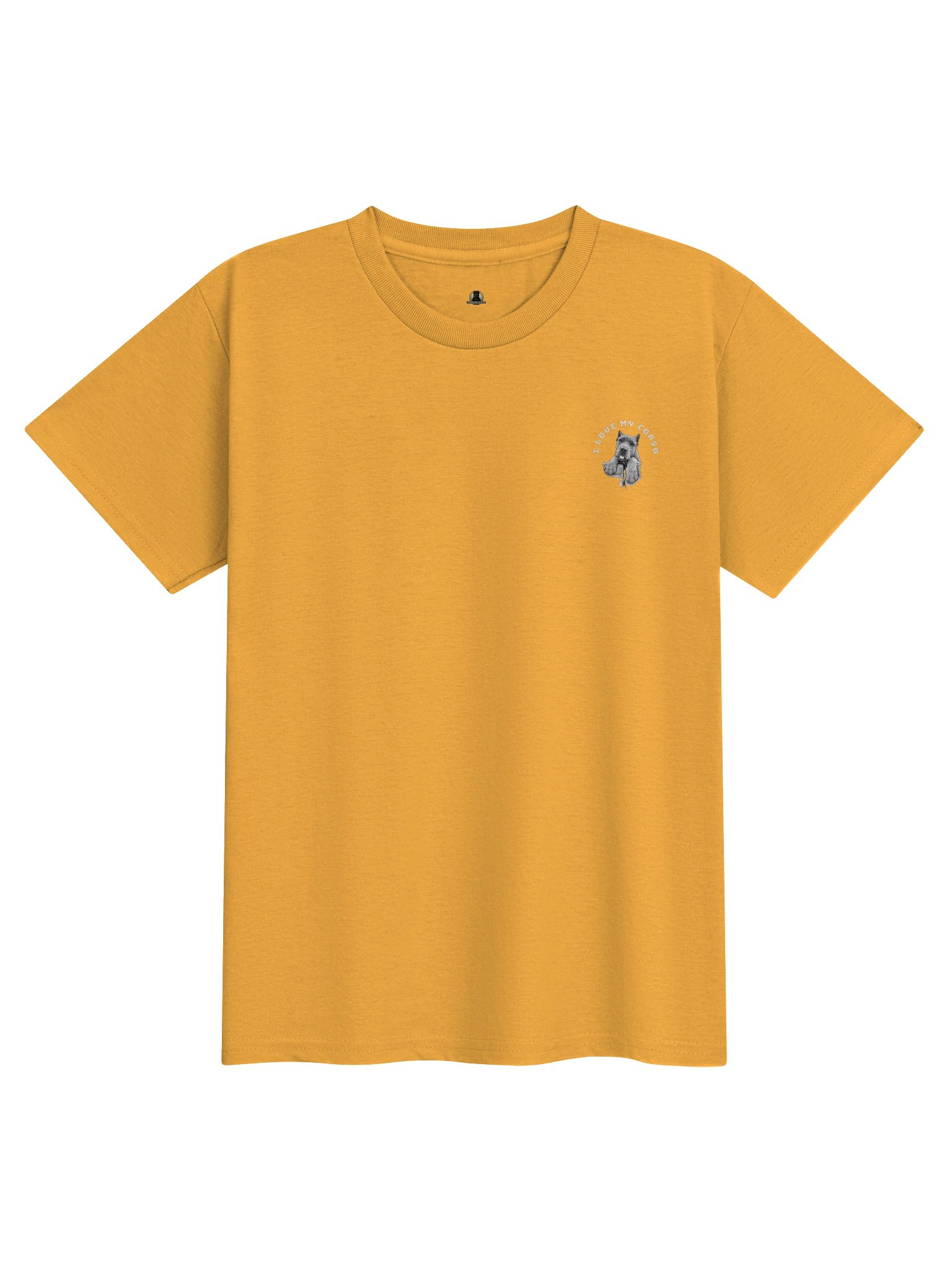 I Love My Corso Kids Tee — CCULTURE Stipple Cane Corso Graphic product image (1)