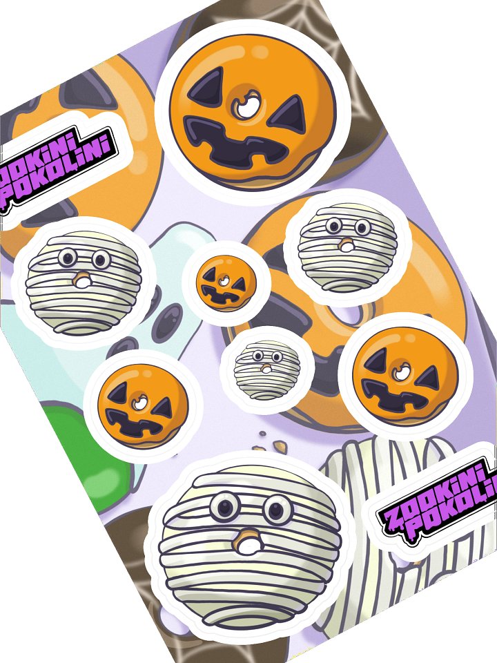 Spooky Donuts Sticker Pack product image (1)