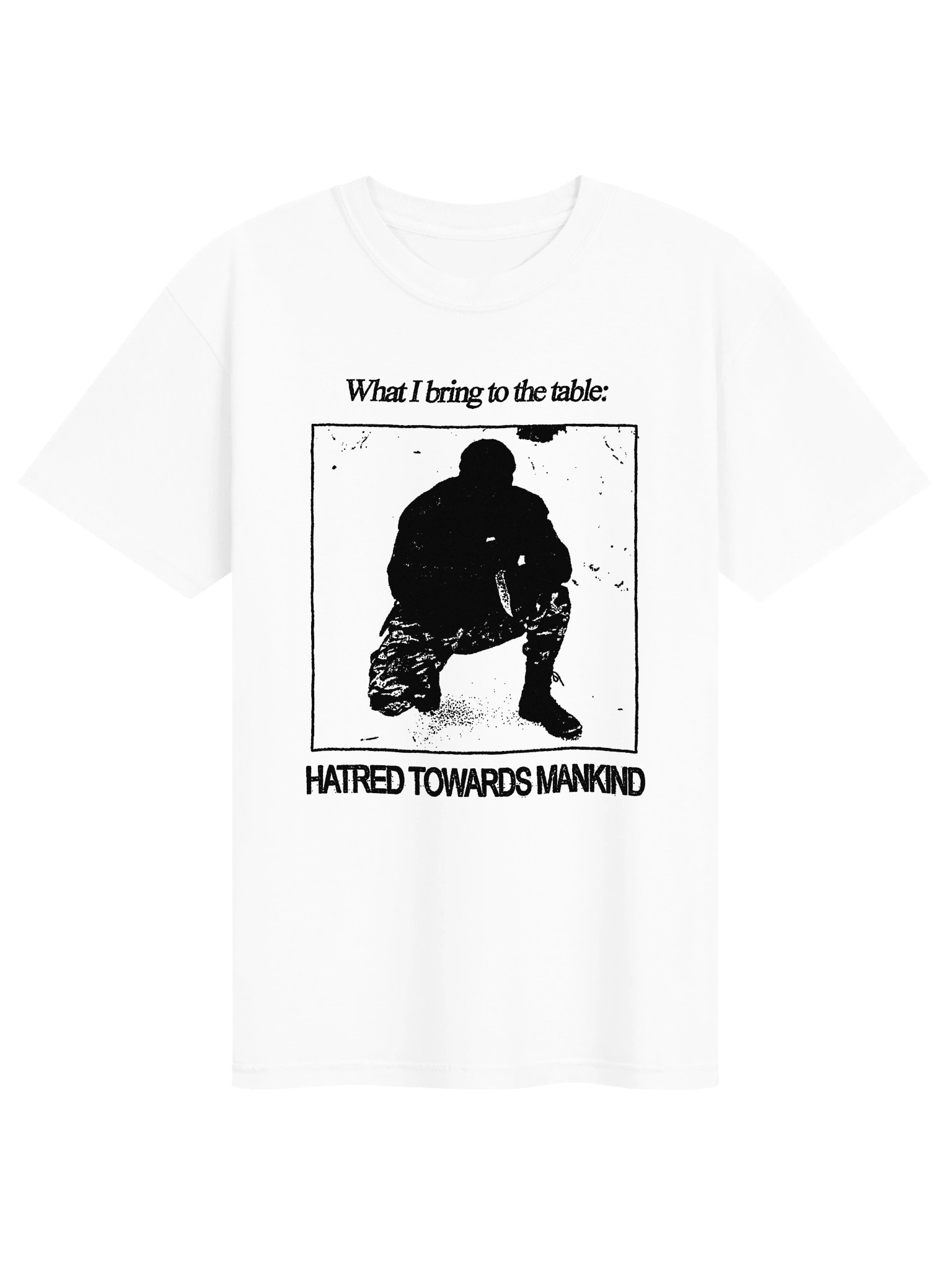 HATRED (TABLE) T-SHIRT product image (1)