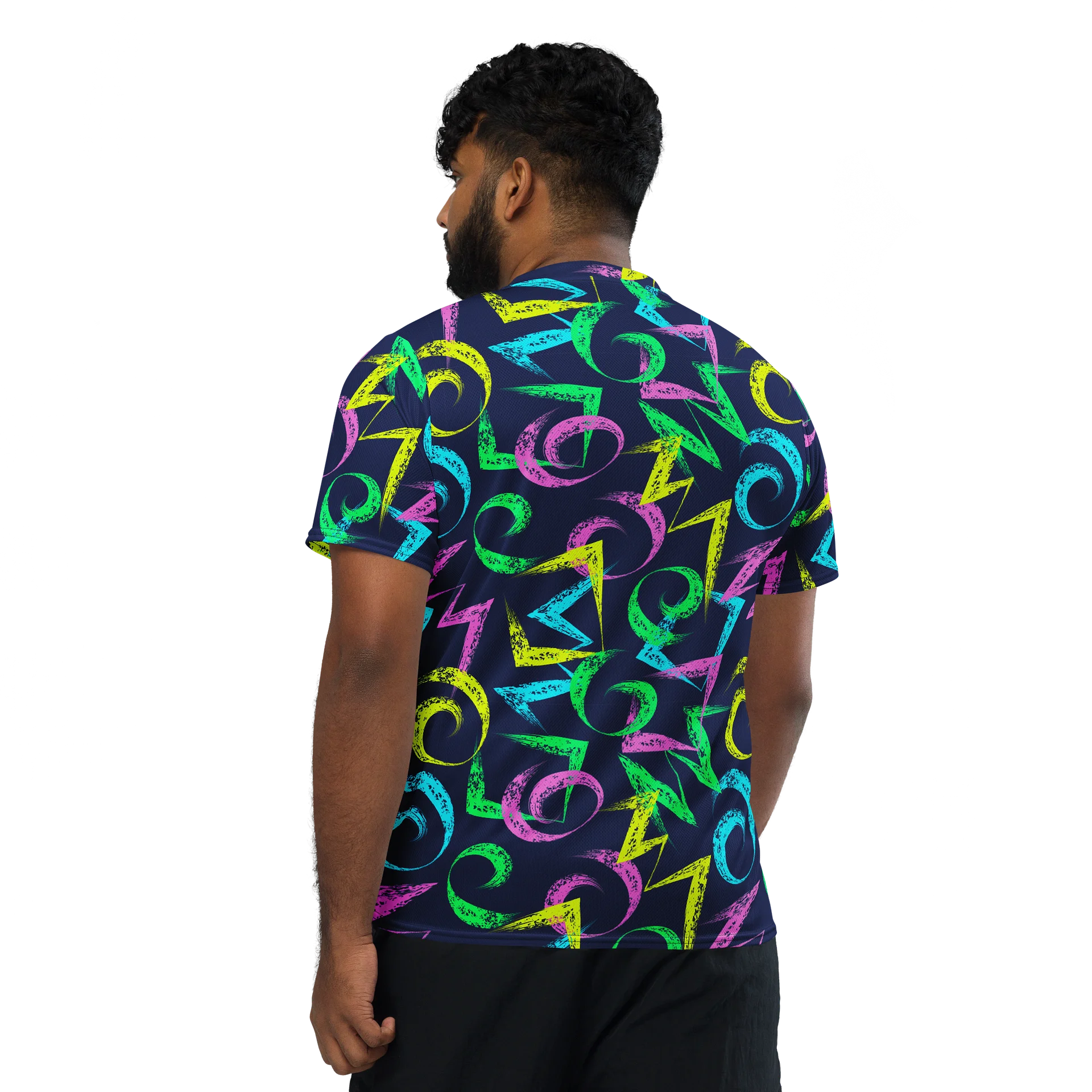 Grunge Paint Brush Strokes Unisex Sports Jersey product image (3)