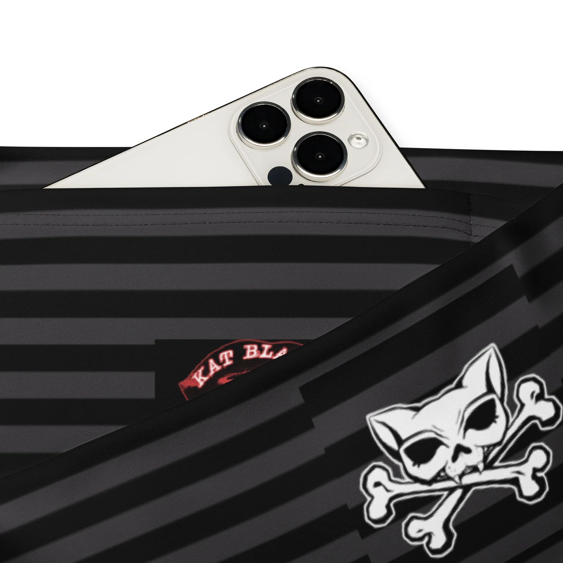 Blaque Stripped Kat Skull Flares product image (3)