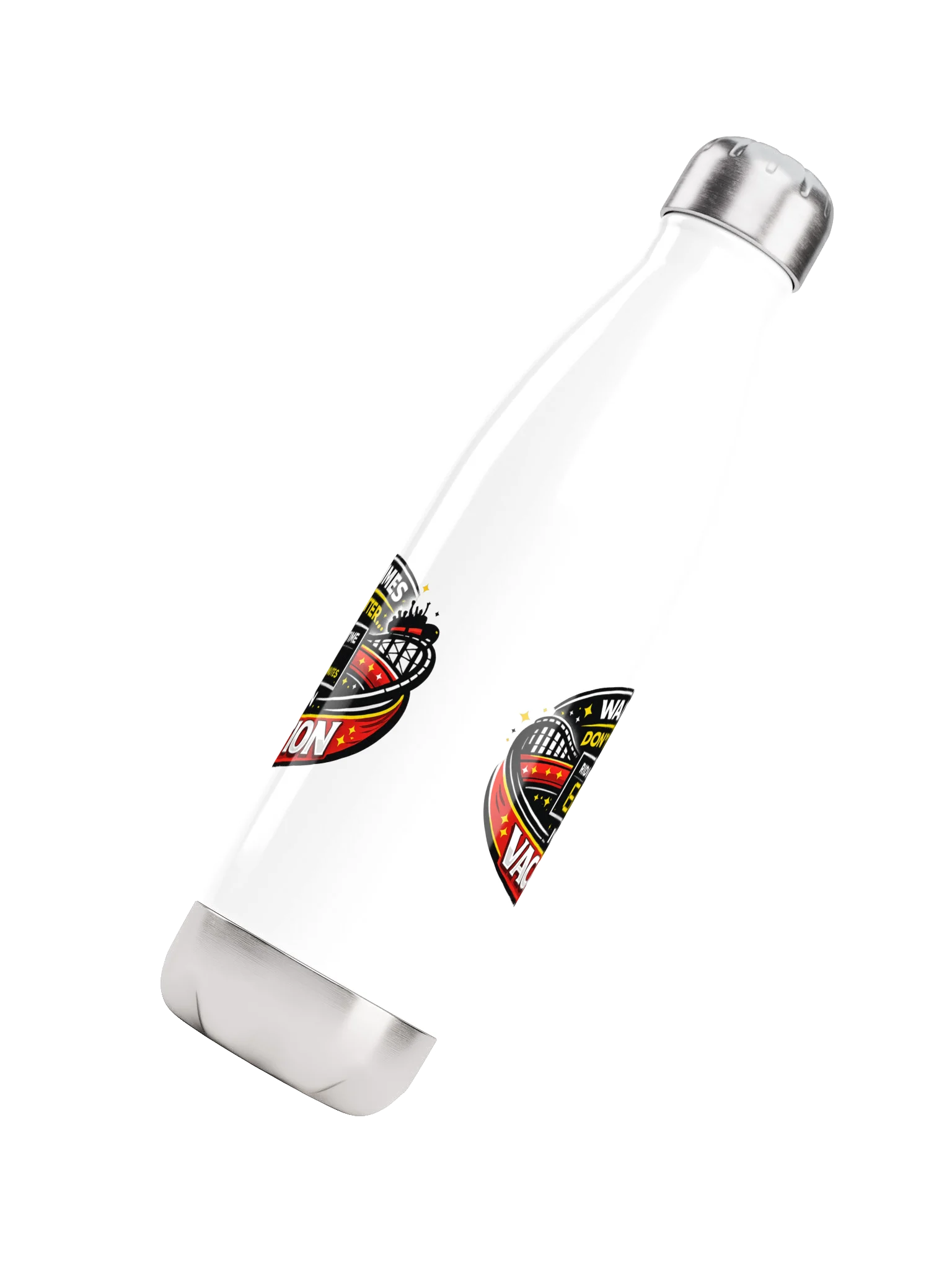 Wait Times Don't Matter, I'm on Vacation! Stainless Steel Water Bottle product image (4)