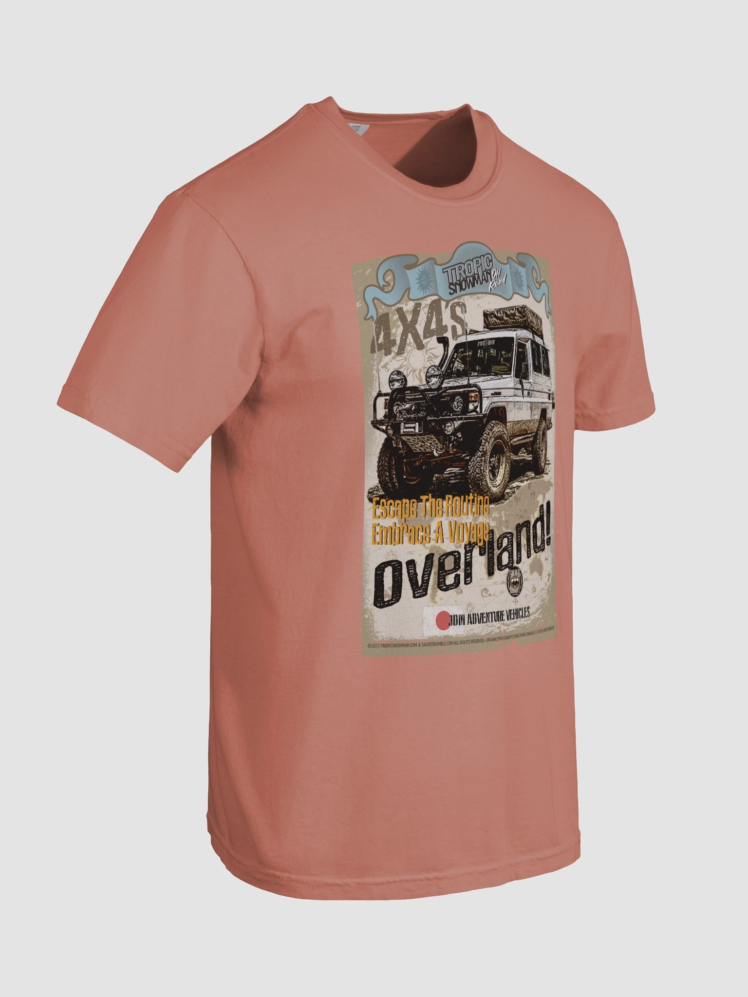 Sacred Rumble - 4X4 Land Cruiser - Overland Tee - xTS product image (88)