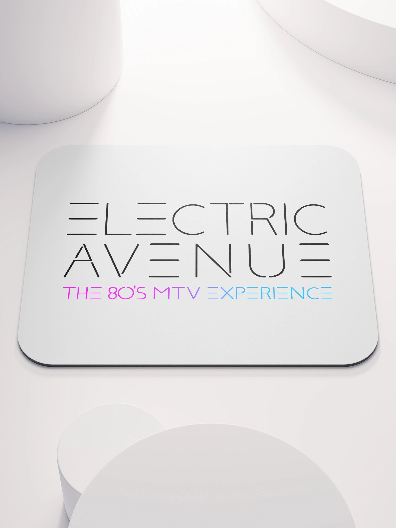 White Mouse Pad product image (1)