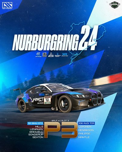 A massive effort from our leading Nürburgring 24 entries in the main timeslot, with both programs bringing home class podiums...