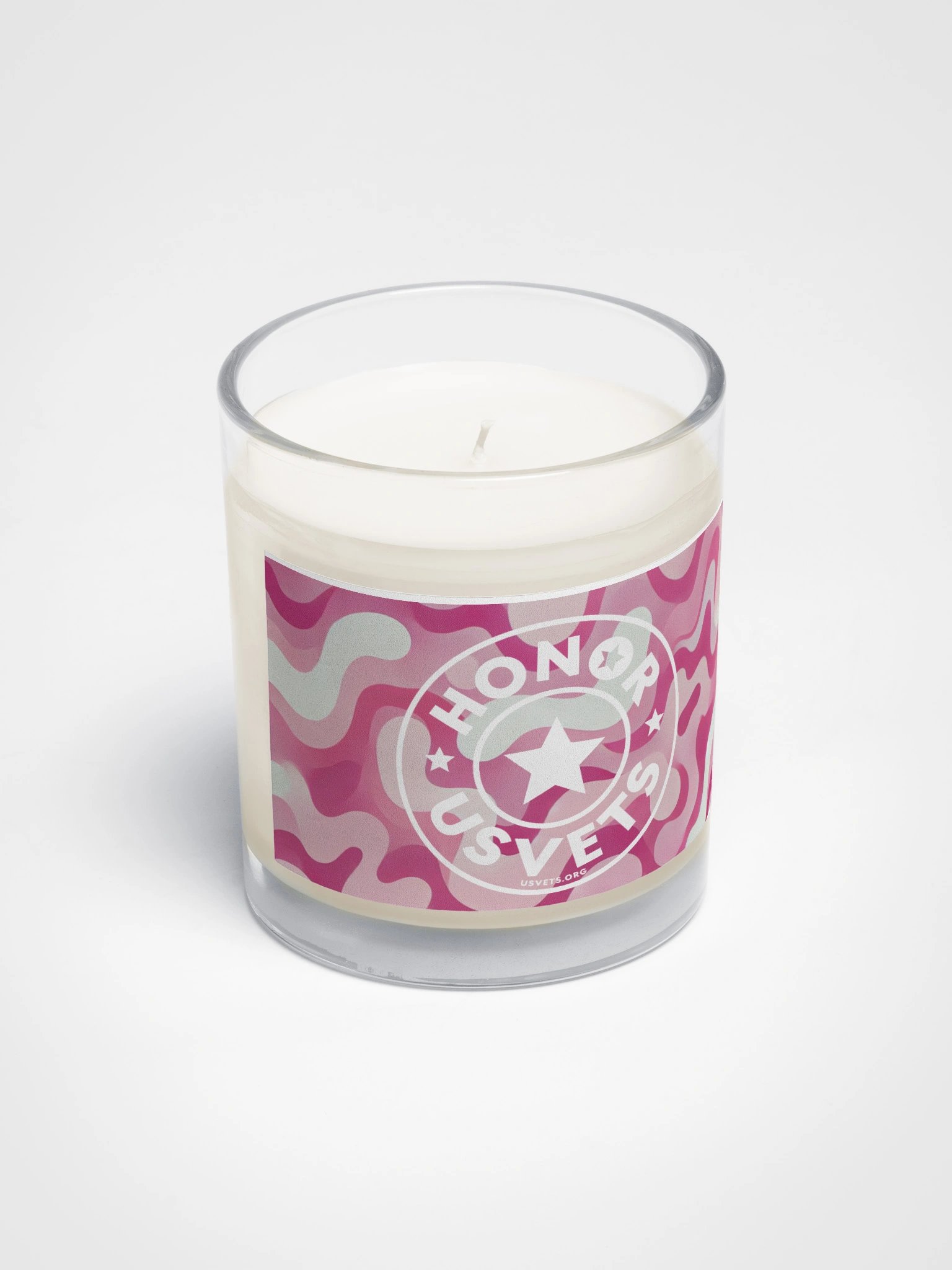HONORUSVETS - PINK CAMO CANDLE product image (2)