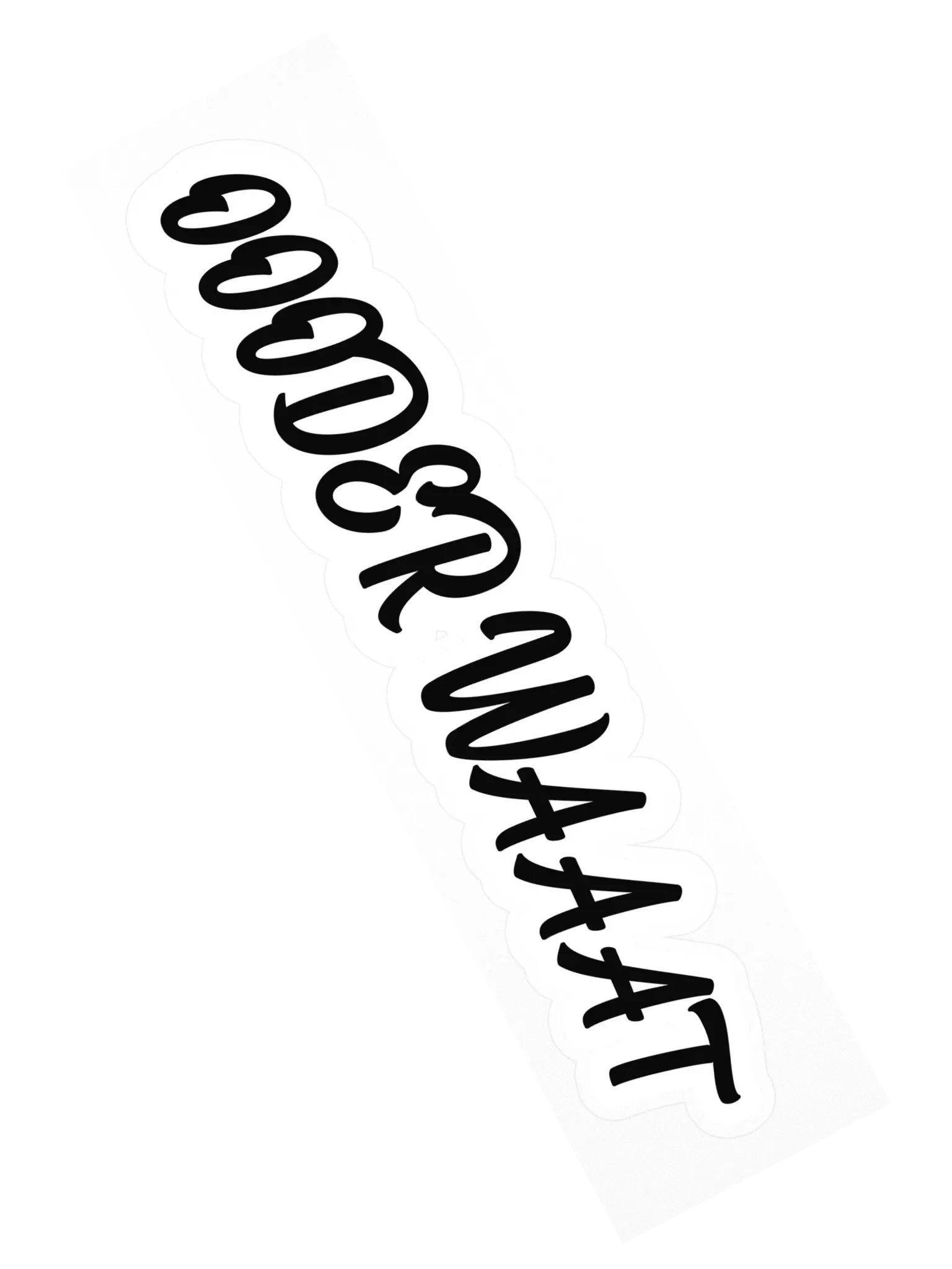 ODER WAT Sticker Black product image (2)