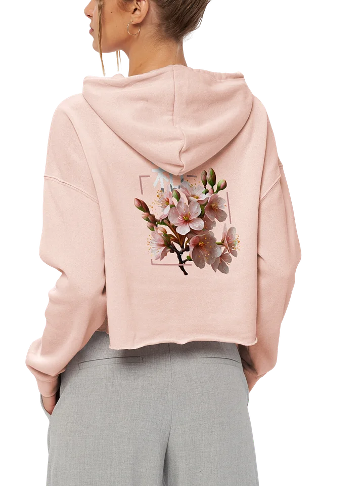 "Peace x Blossom" Crop Hoodie product image (2)