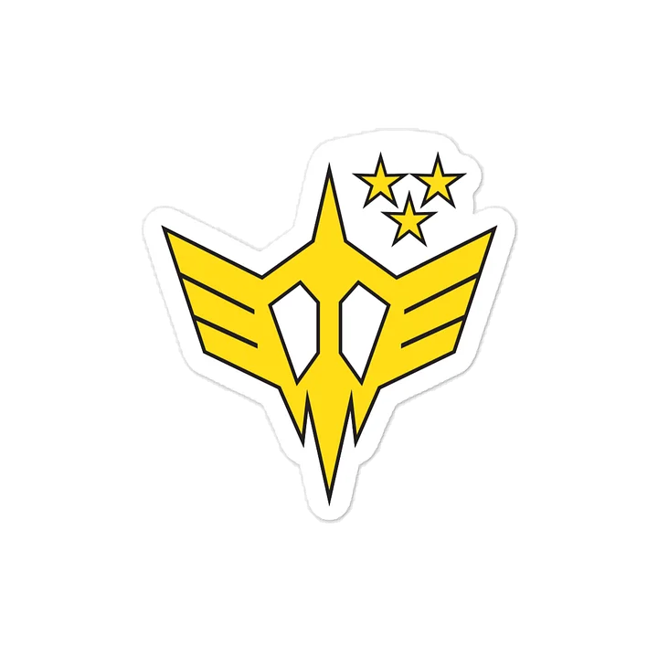 Black Tri-Stars Stickers product image (1)