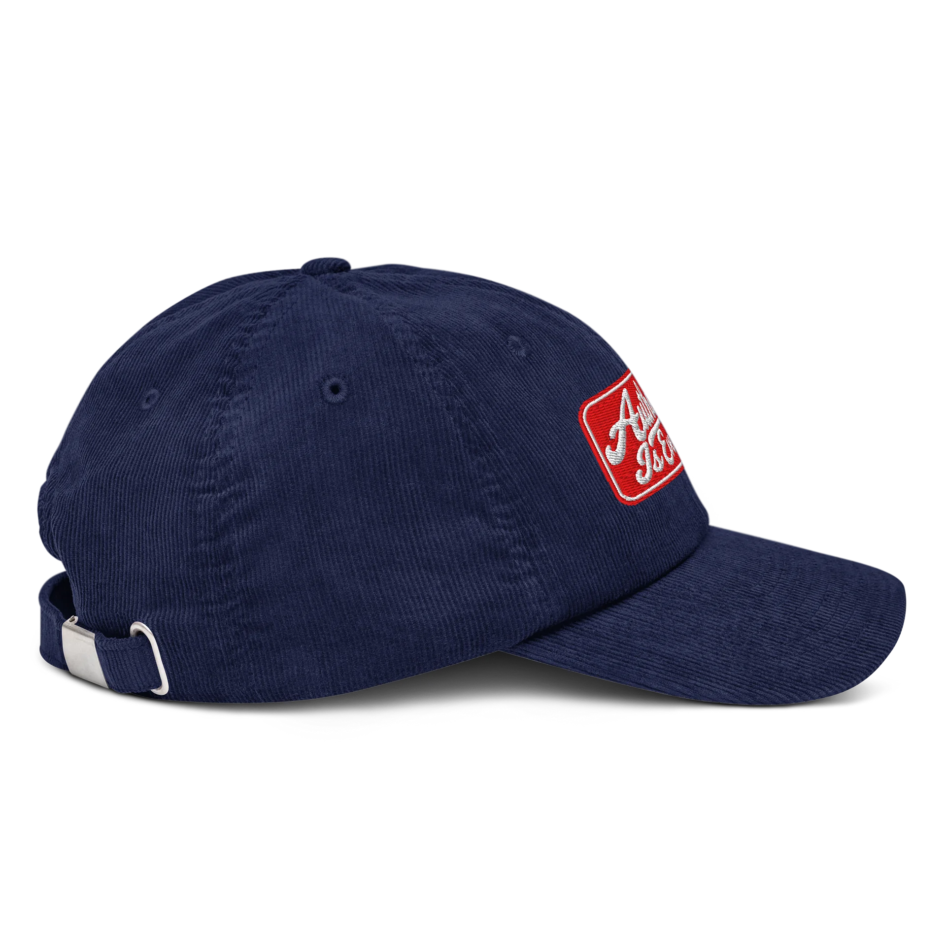 Corduroy hat with script logo product image (5)