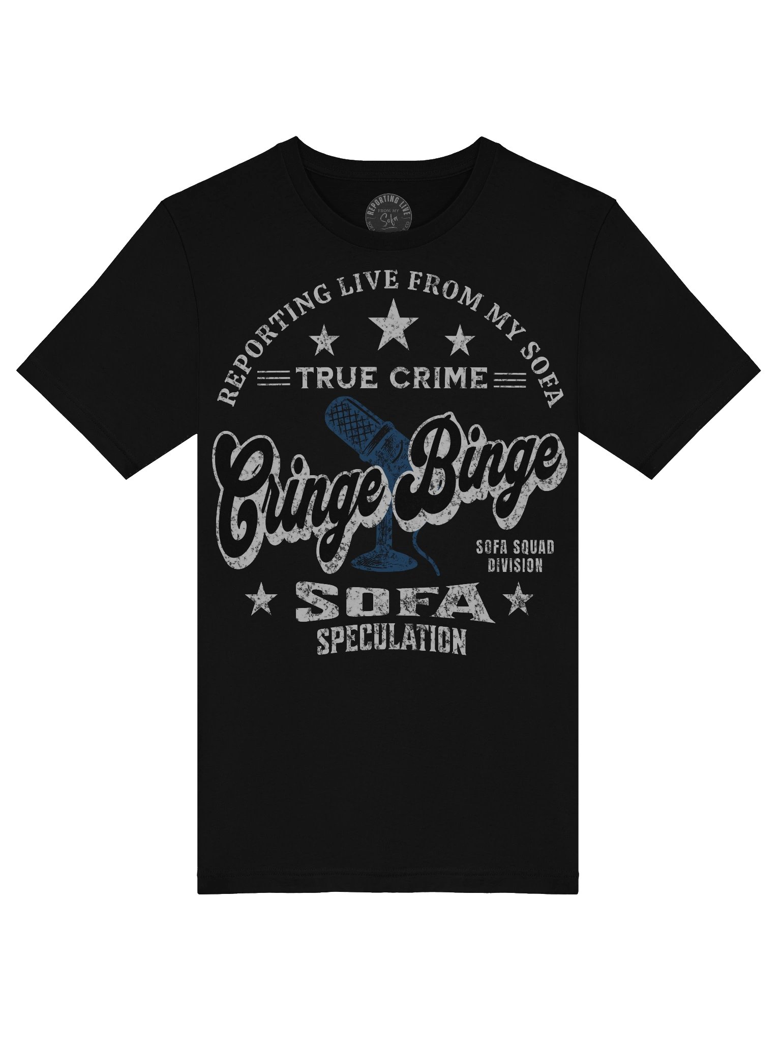 Cringe Binge Varsity Sofa Speculation Tee product image (7)